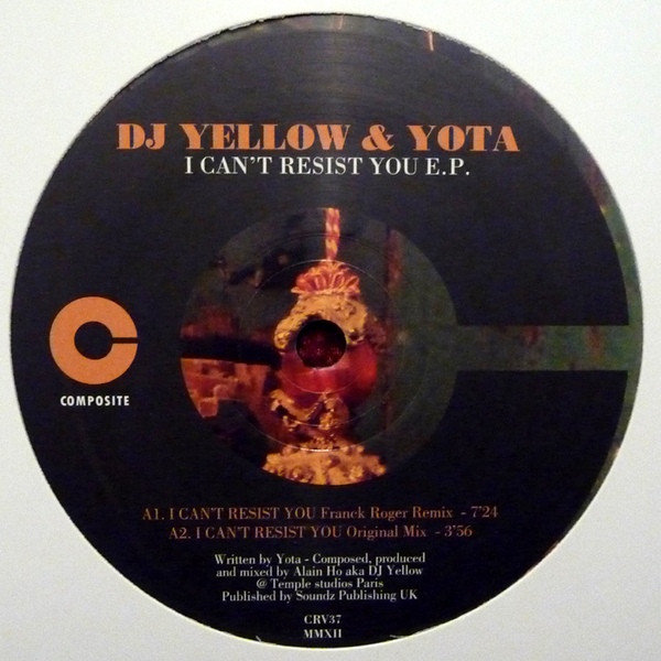 DJ Yellow & Yota — I Can't Resist You E.P.