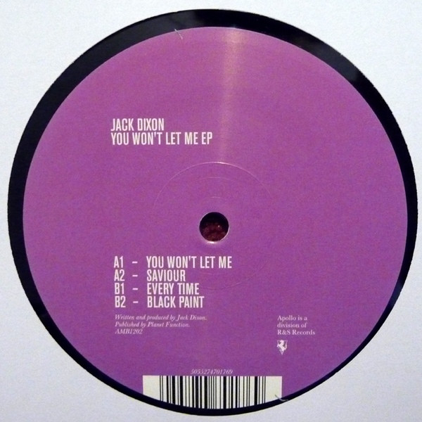 Jack Dixon — You Won't Let Me EP