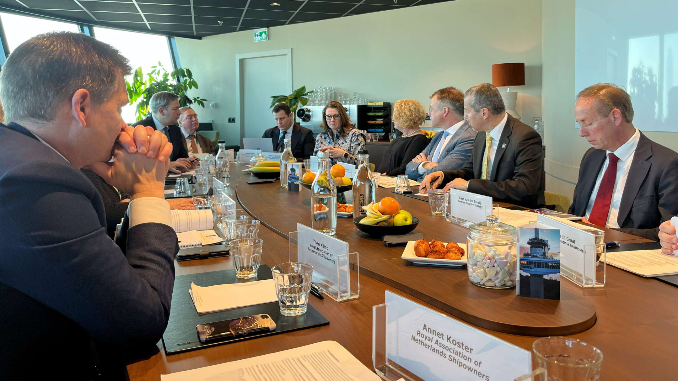 Theo Klimp IMO Bezoek