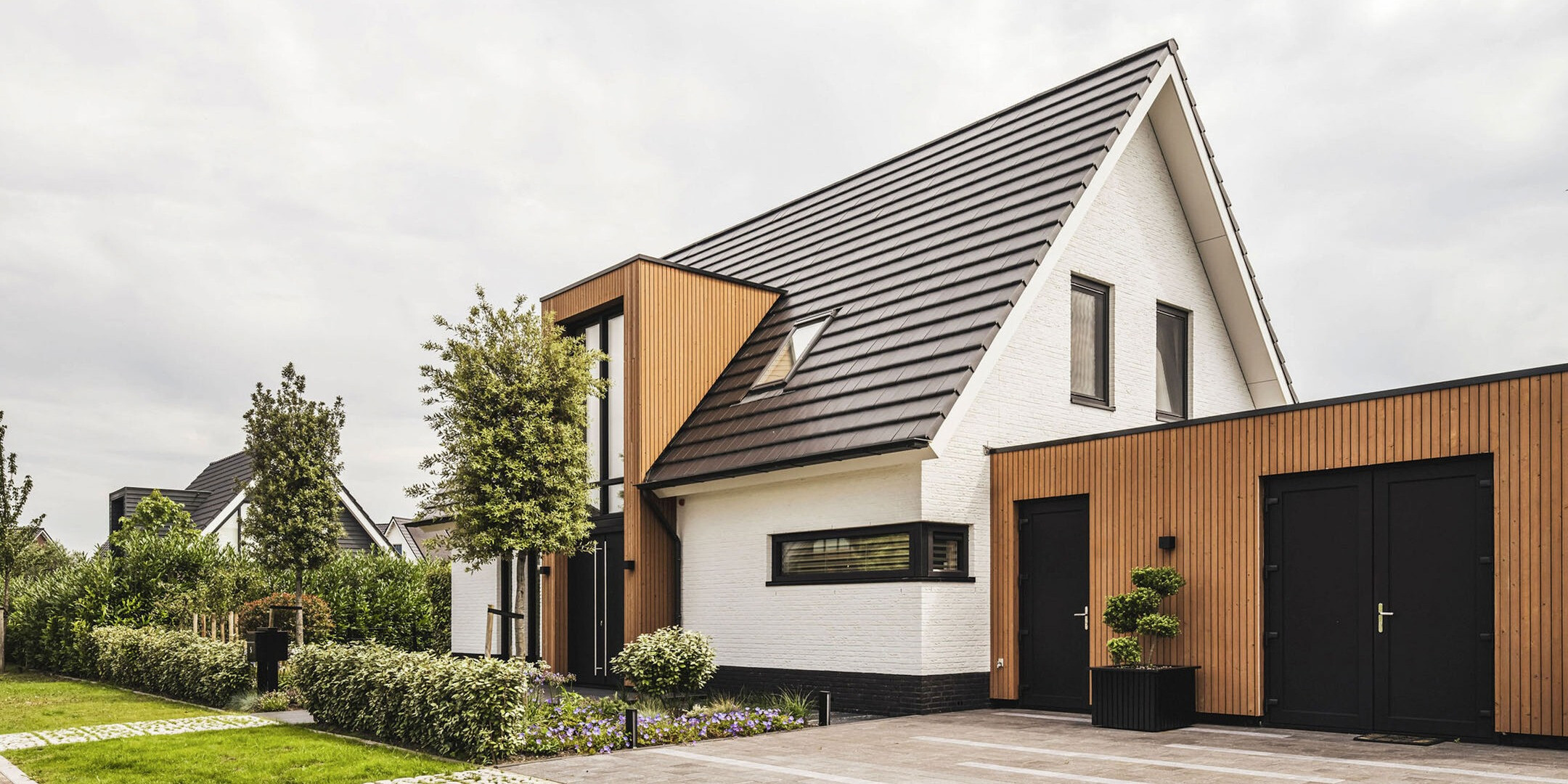 Luxe villa mattone -risaliet gevel