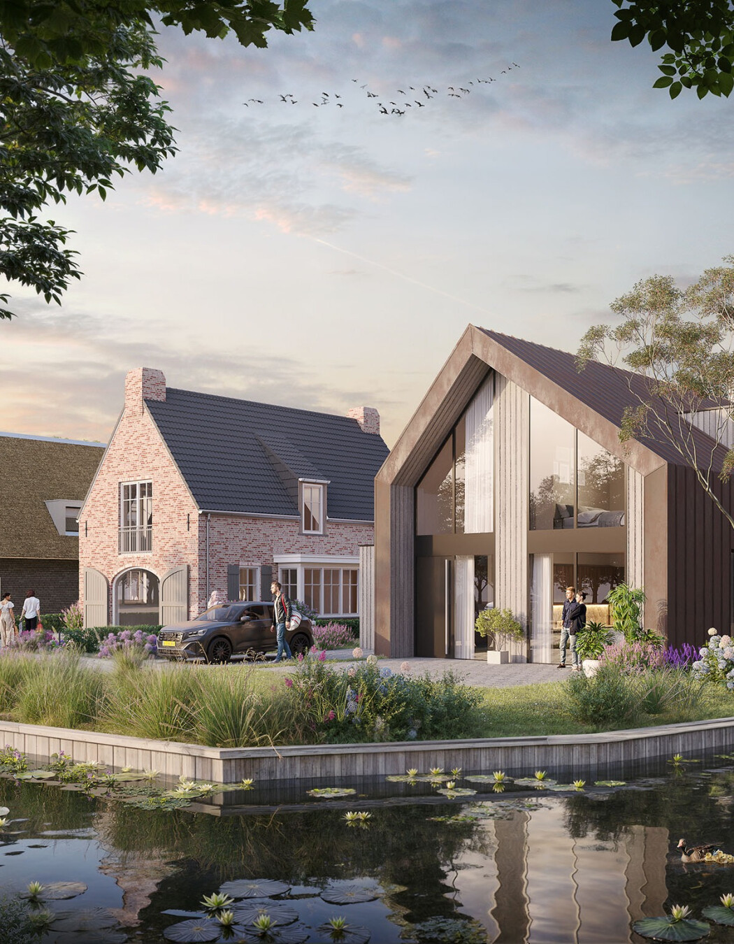 Zelfbouwkavels Nieuwkoopse Plassen