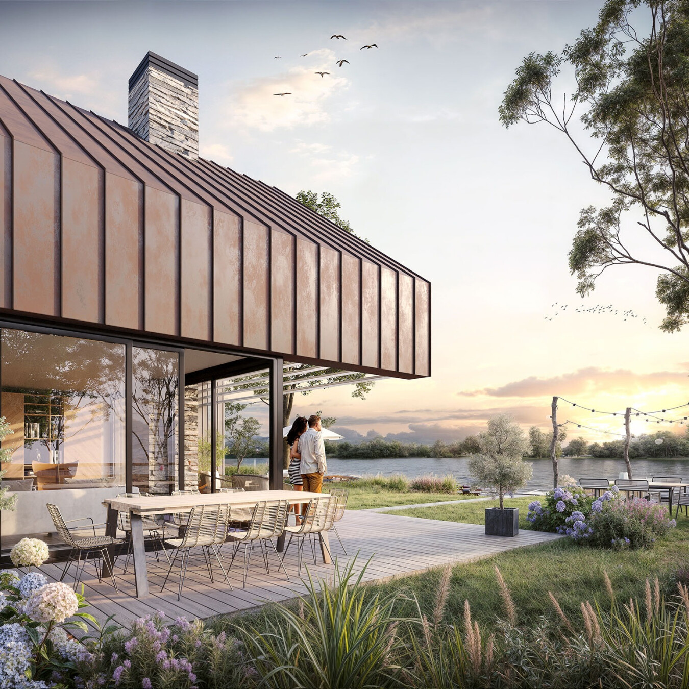 Luxe wonen aan het water