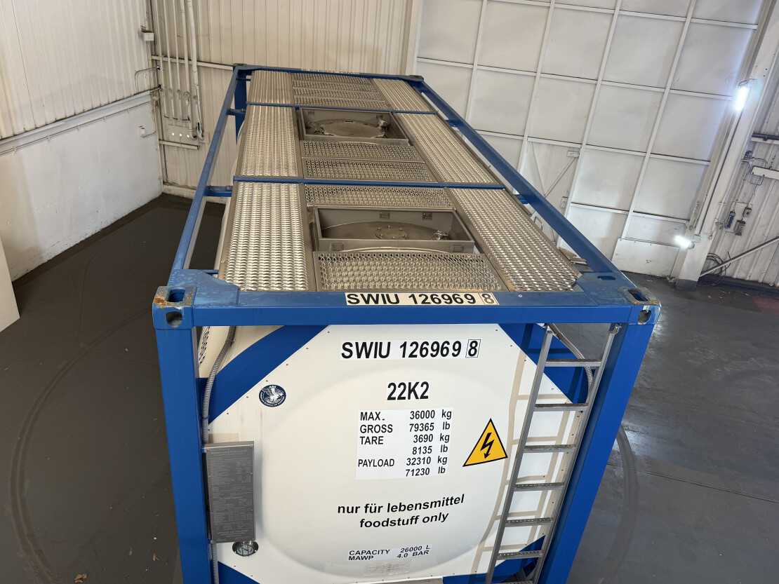 26.000L NEW build ISO tank container foodstuff MEEBERG 04