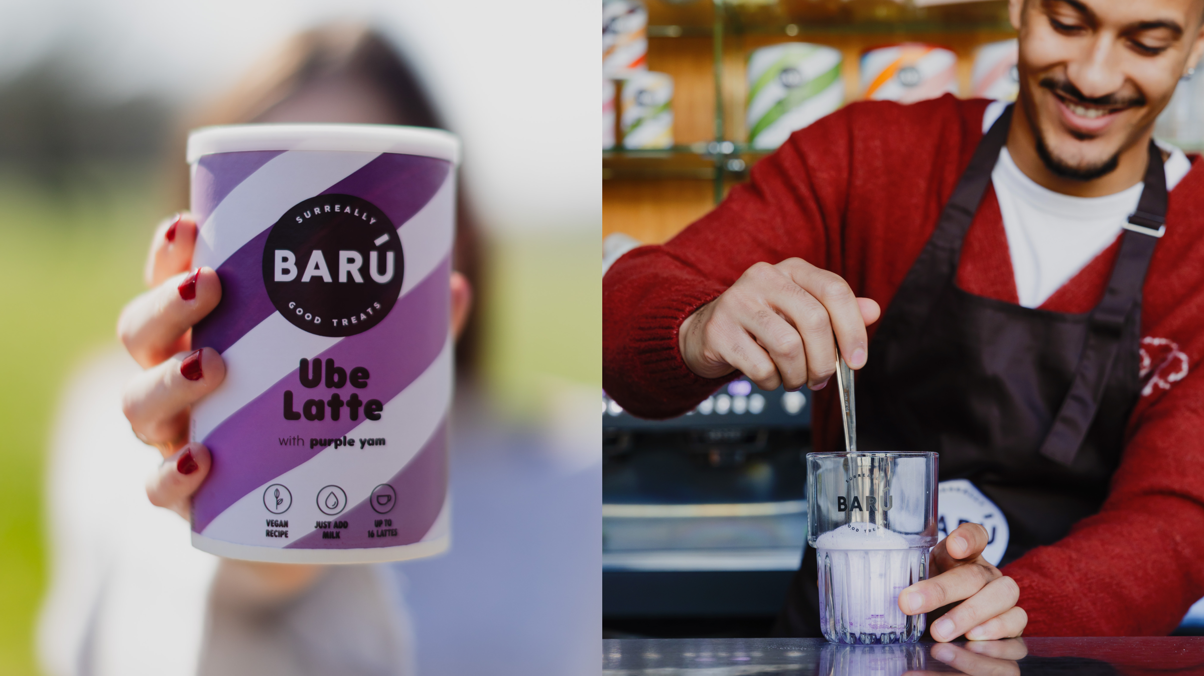 BARÚ Ube latte