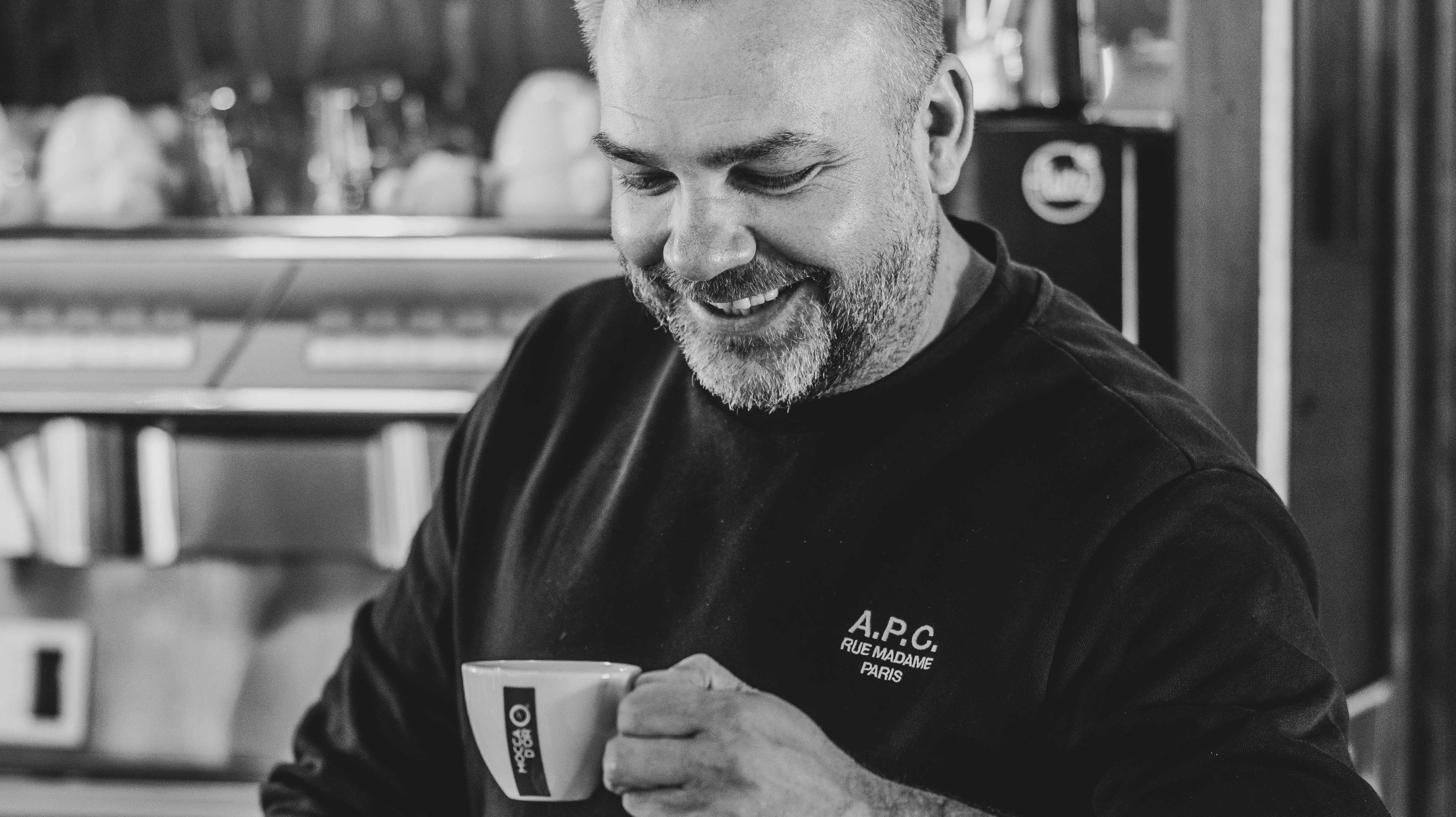 Patrick van Asch met Mocca d'Or koffie