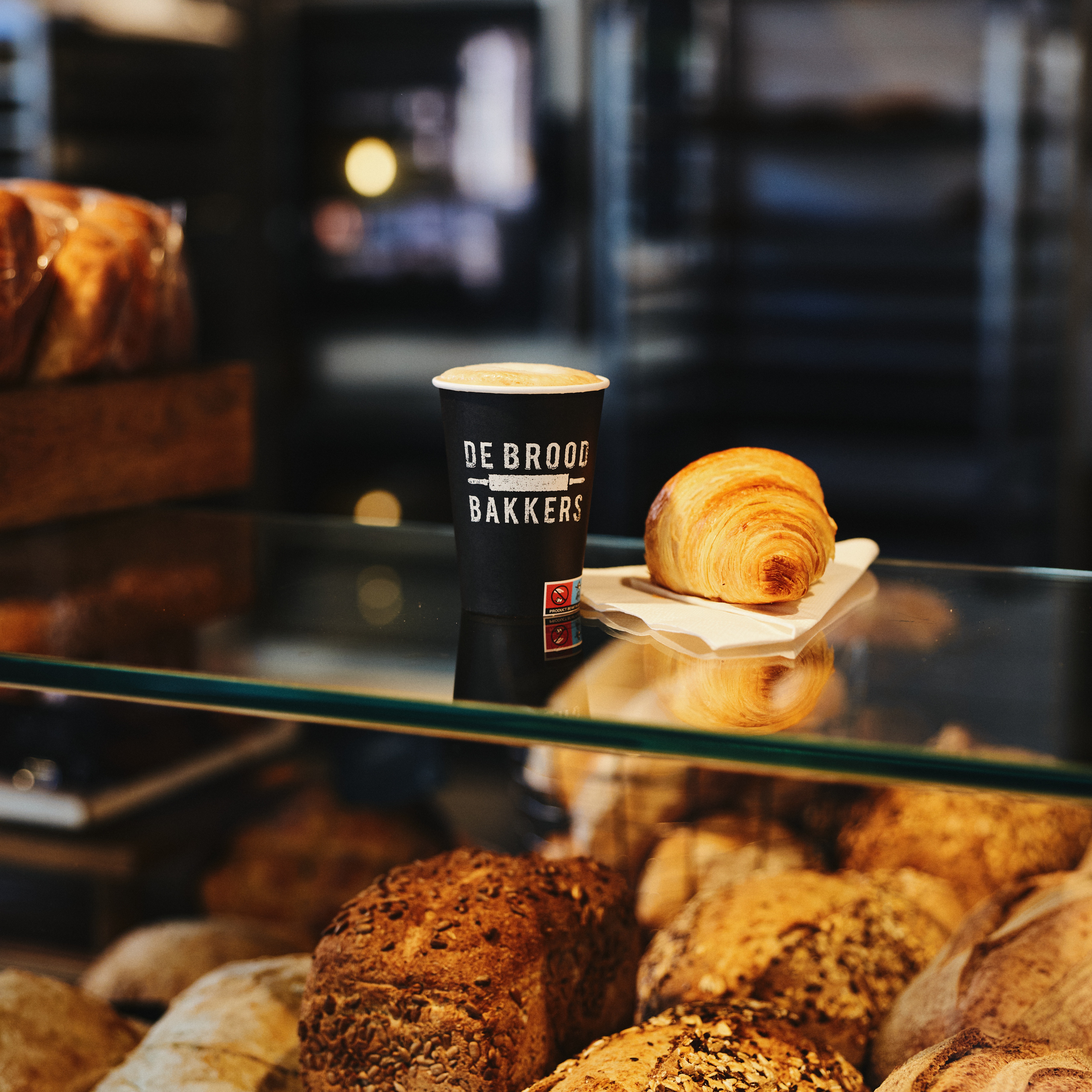 Koffie en croissant