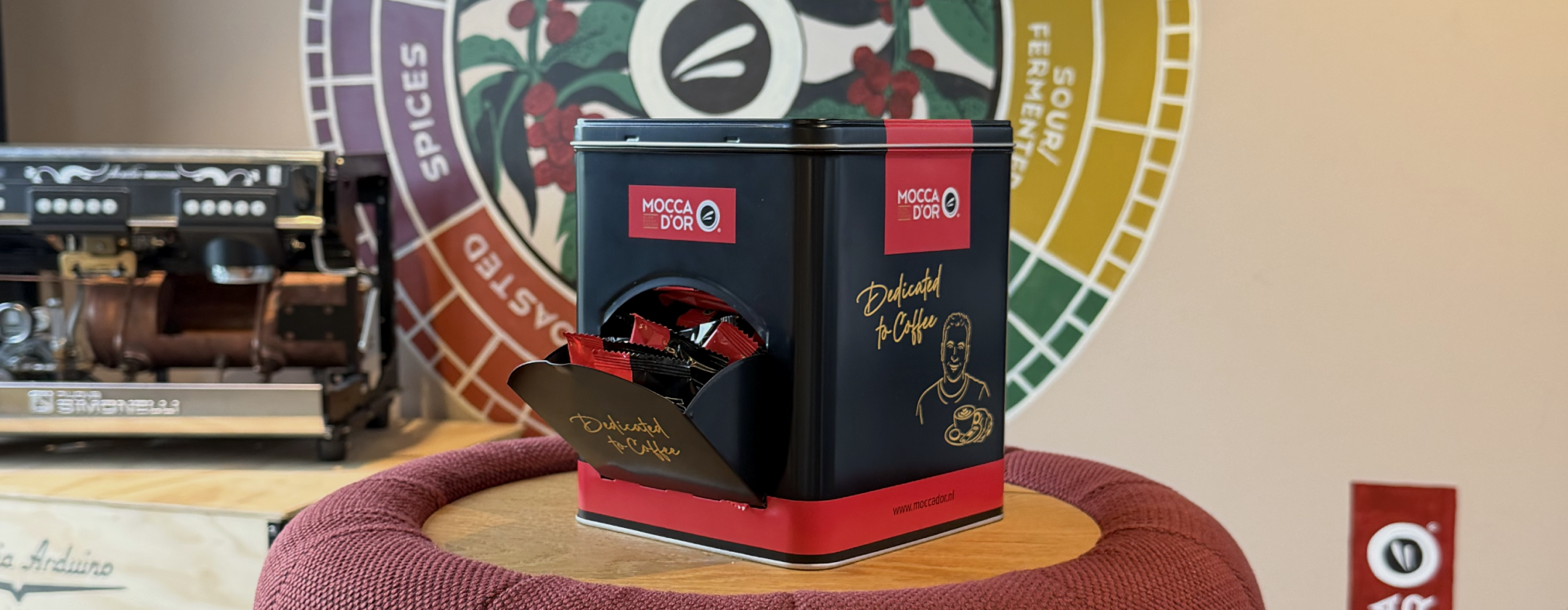 Dispenserblik Mocca d'Or