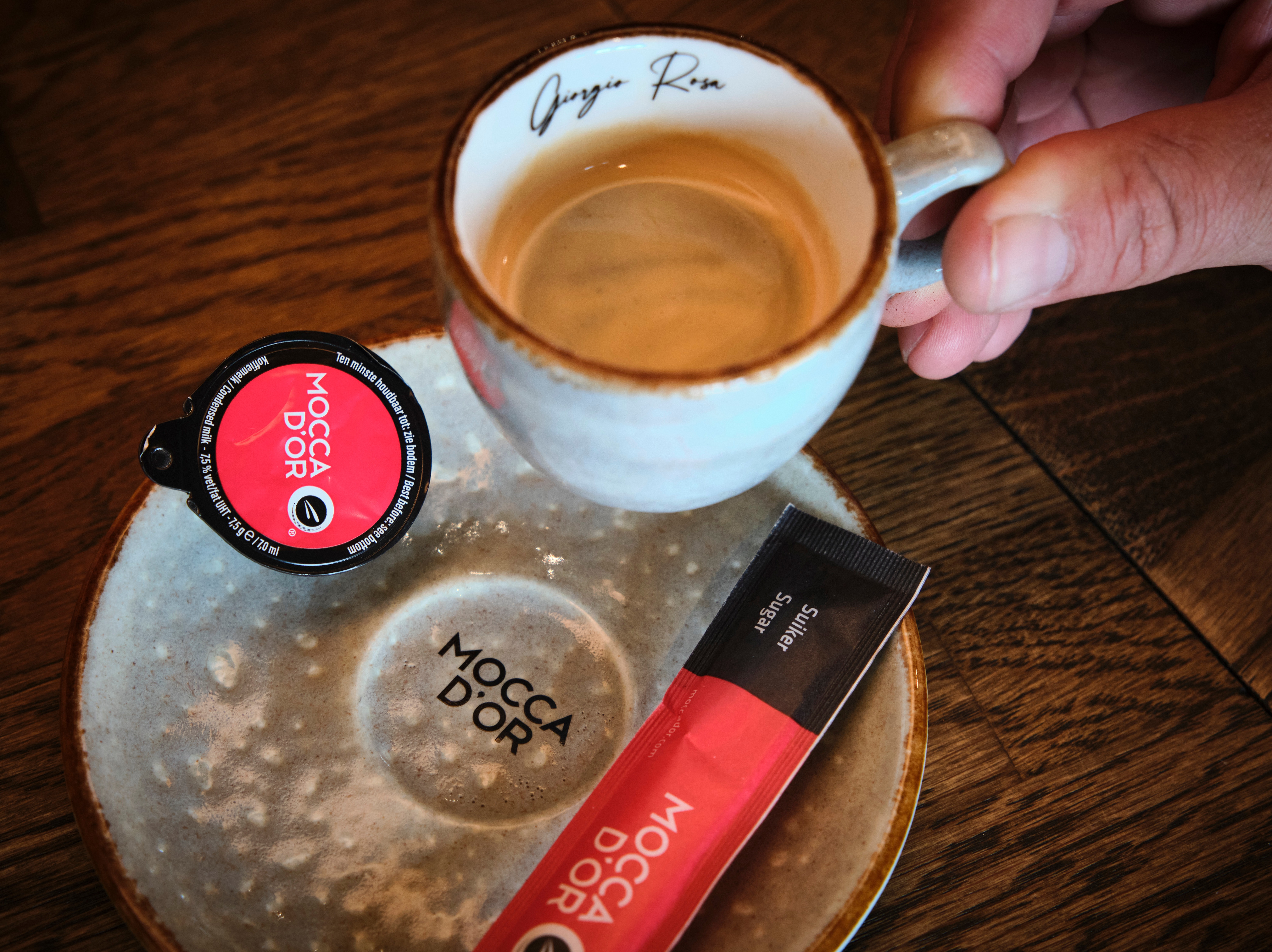 Mocca d'Or koffie bij Giorgio Rosa