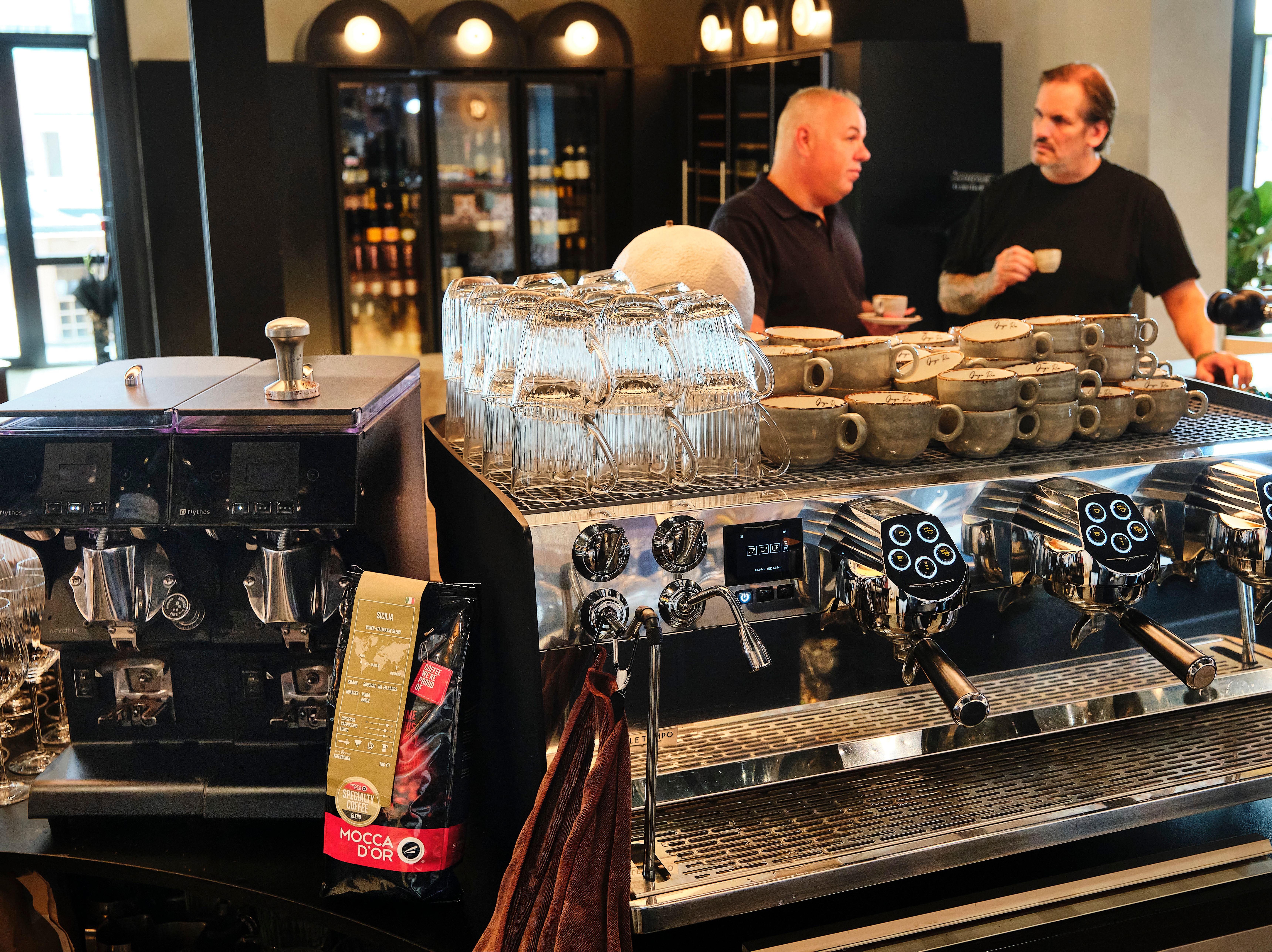 Koffie bij Giorgio Rosa