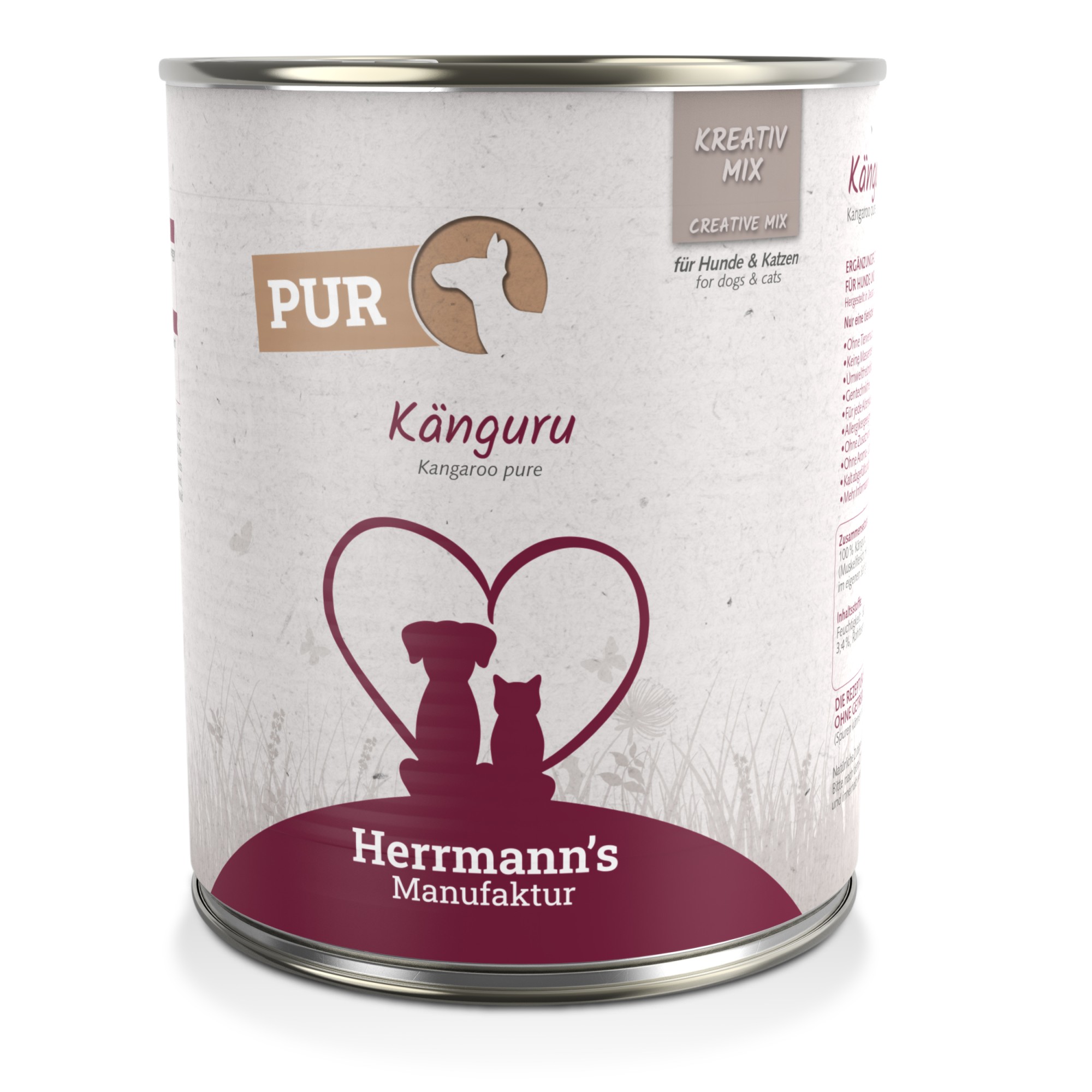 Herrmann's Puur Kangoeroe 800 gr. - per 6 stuks