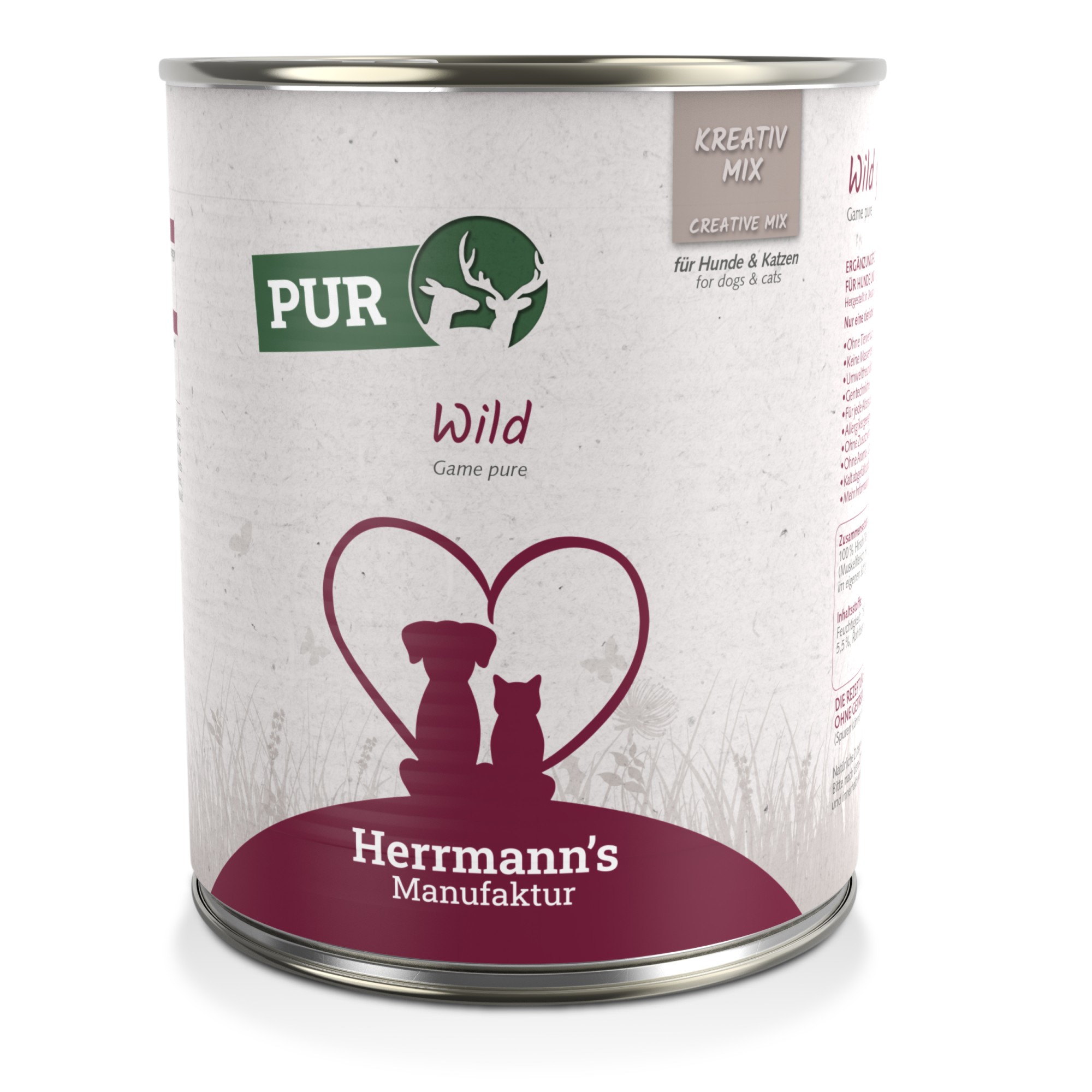 Herrmann's Pure Gibier 800 gr. - par 6 pièces