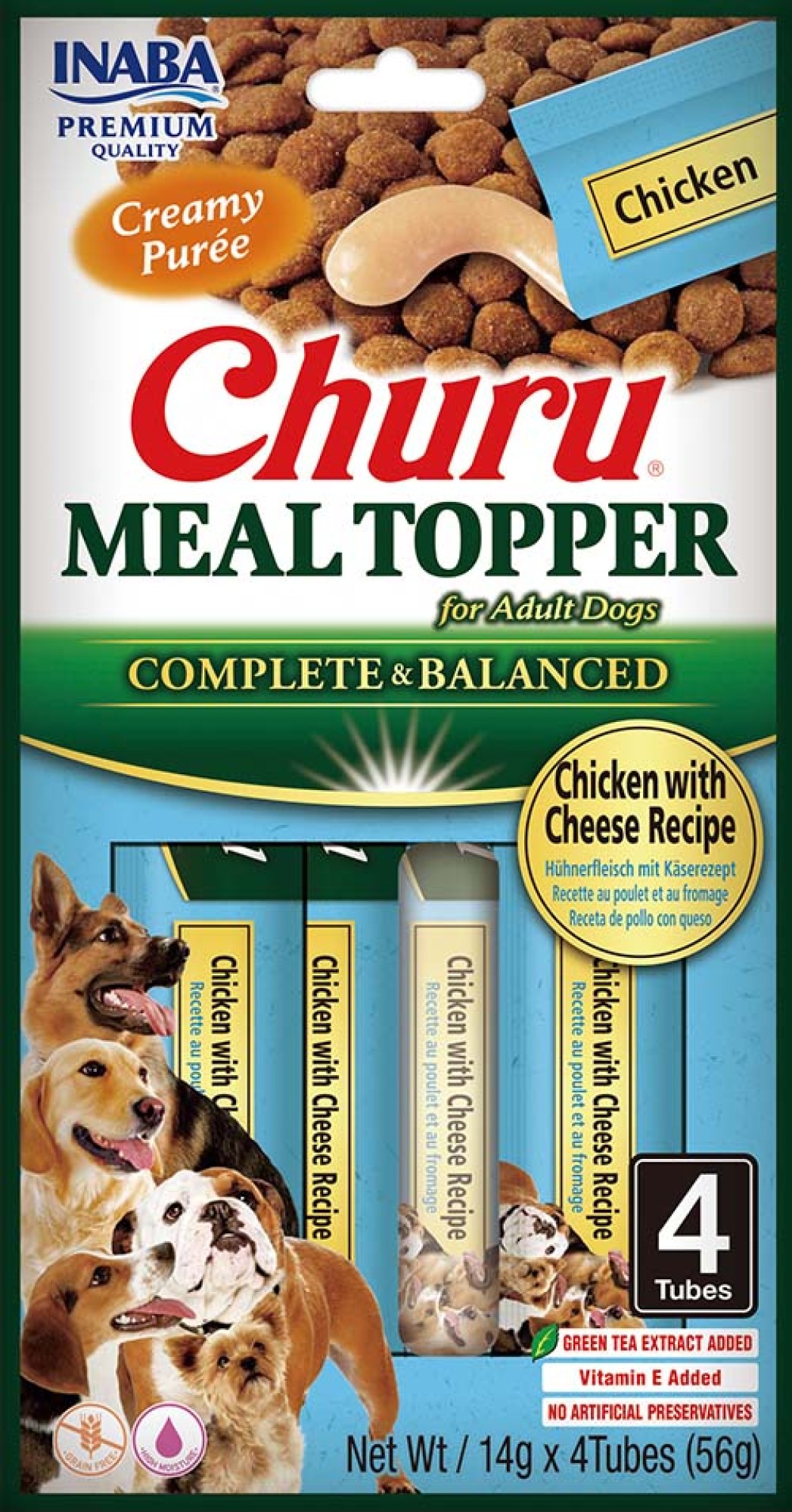 Inaba Meal Topper Poulet et fromage - par 12 pièces