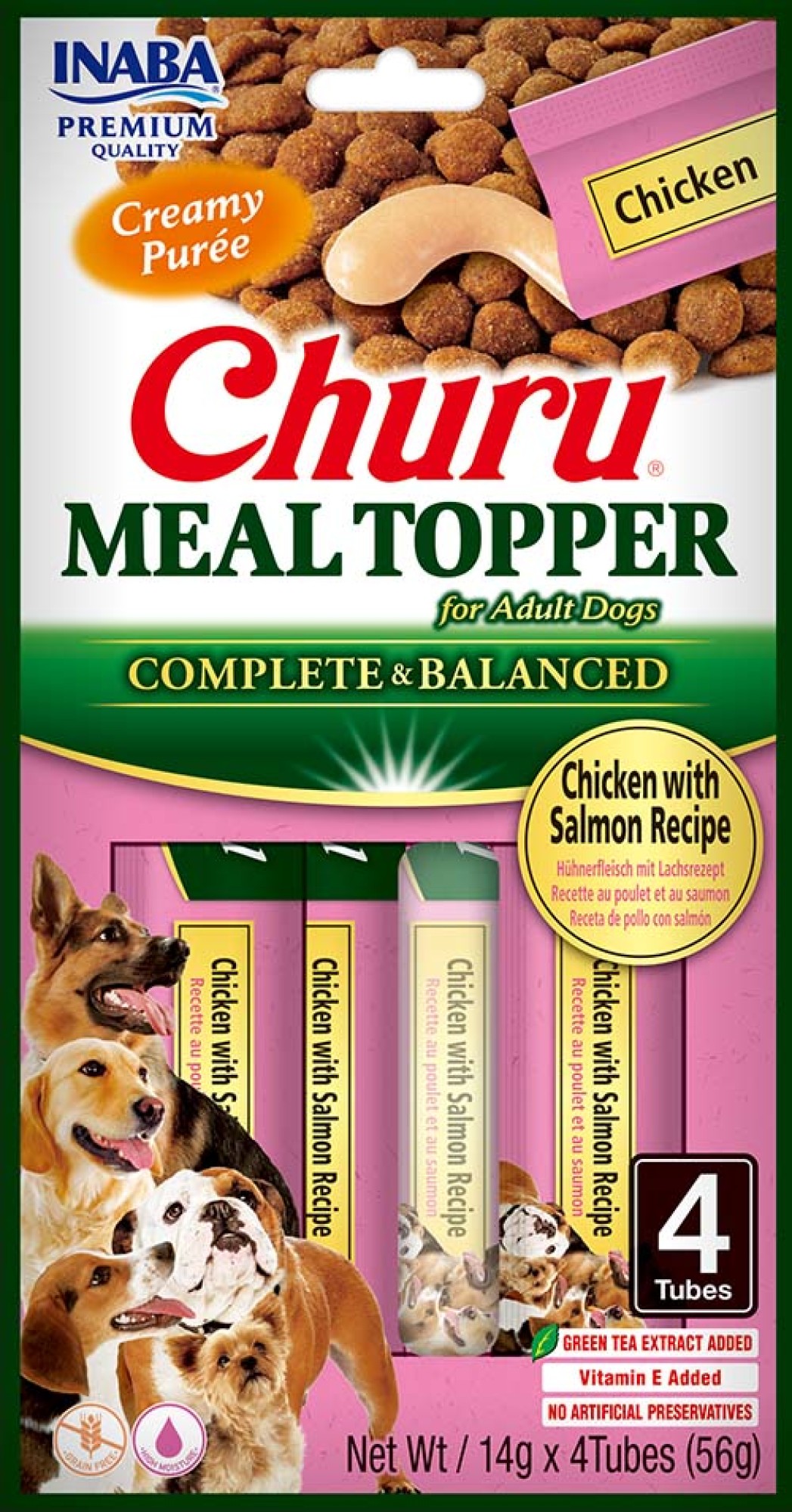 Inaba Meal Topper Poulet et saumon - par 12 pièces