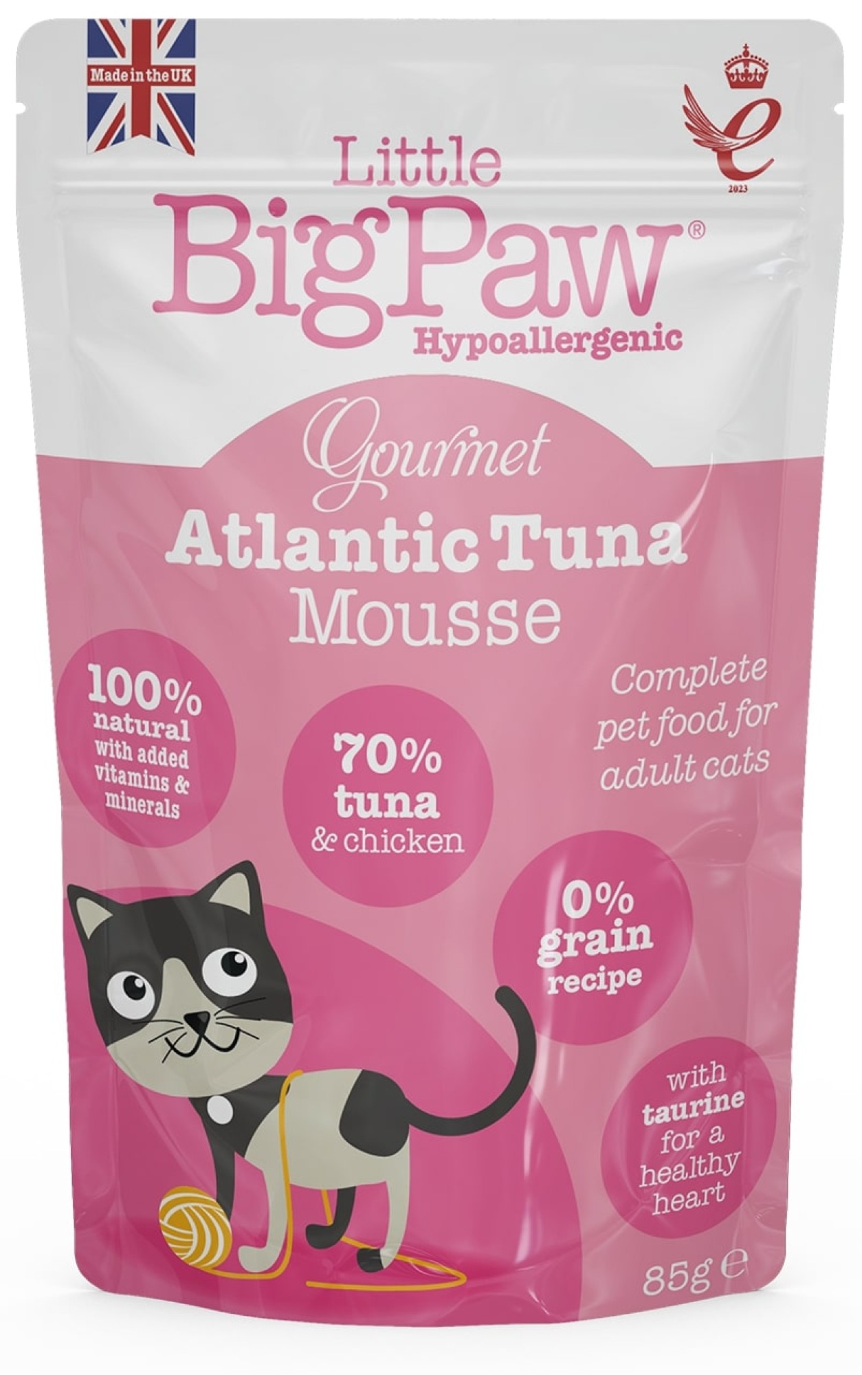 Little Big Paw nourriture humide pour chats Gourmet Thon 85 gr. - par 12 pièces
