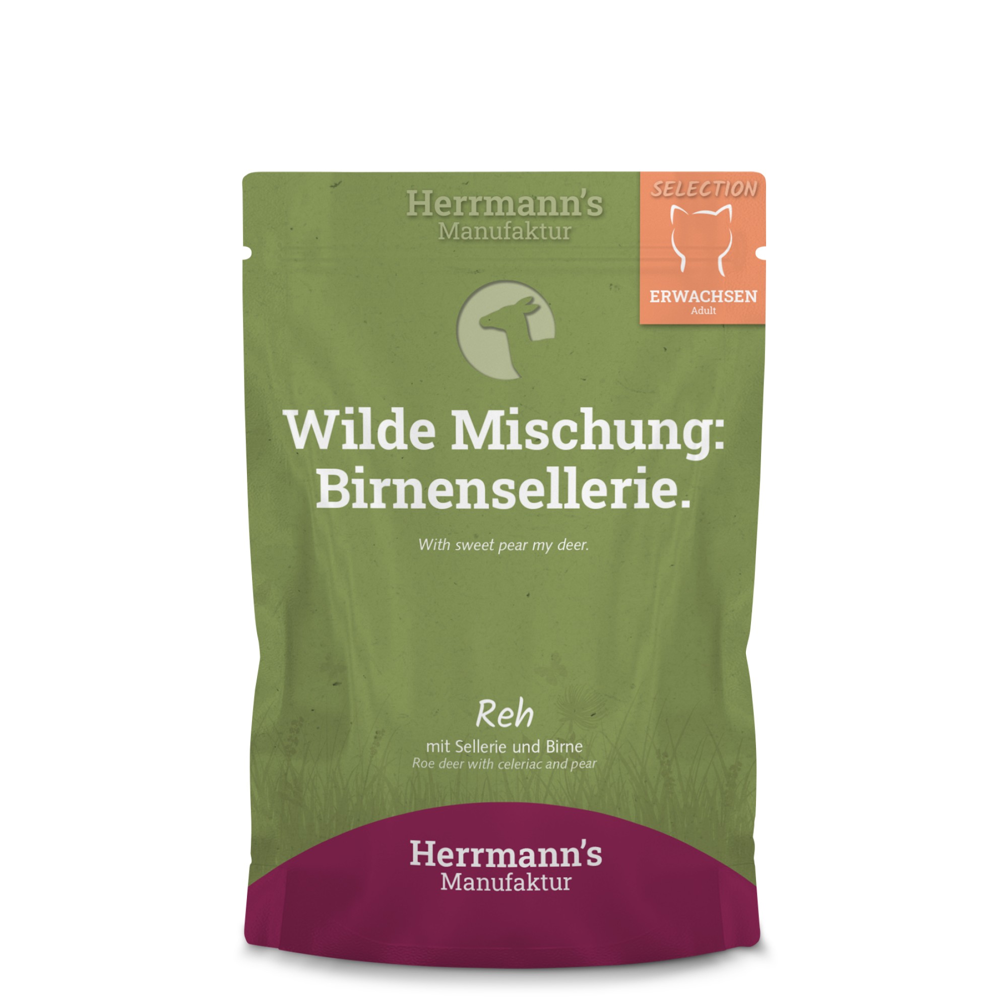 Herrmann's Katze Reh mit Sellerie 100 g - Pro 12 Stück