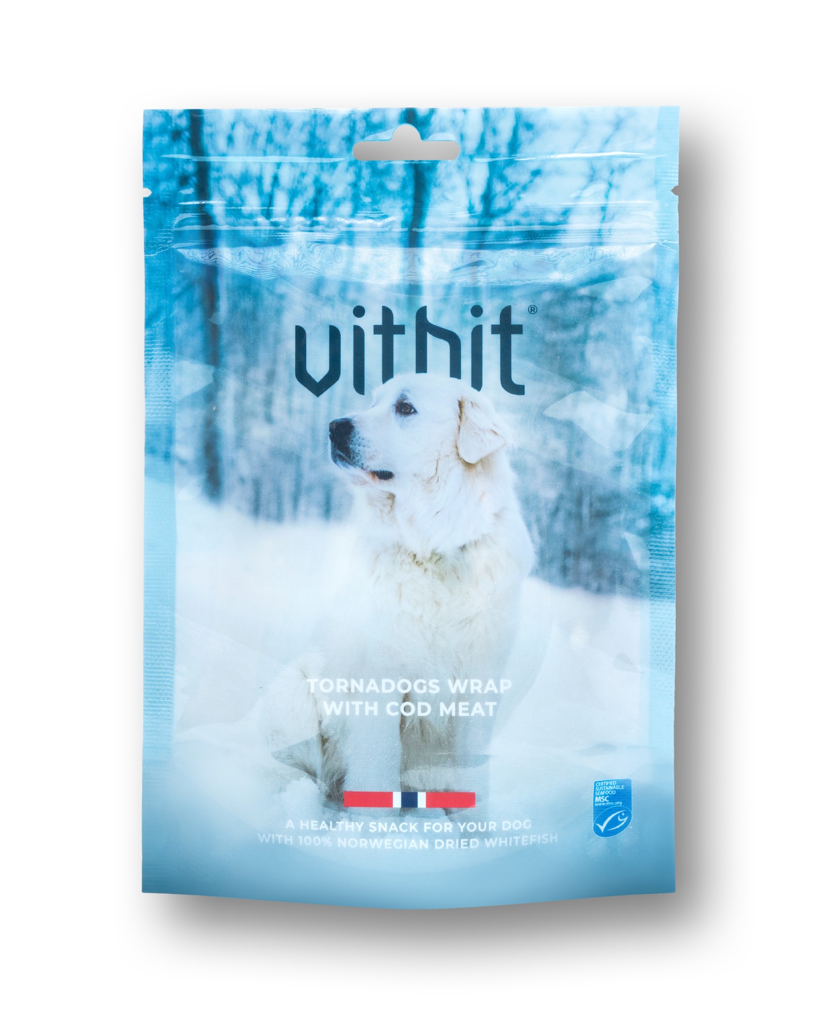 Vitbit pour chiens Wrap de cabillaud 100 gr.