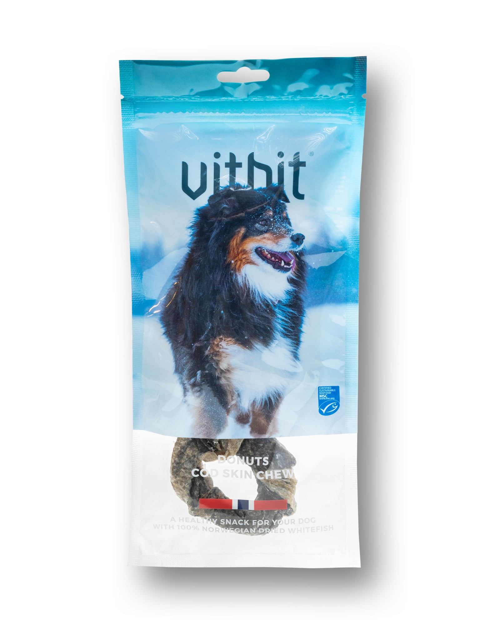 Vitbit pour chiens Donuts de peau de cabillaud