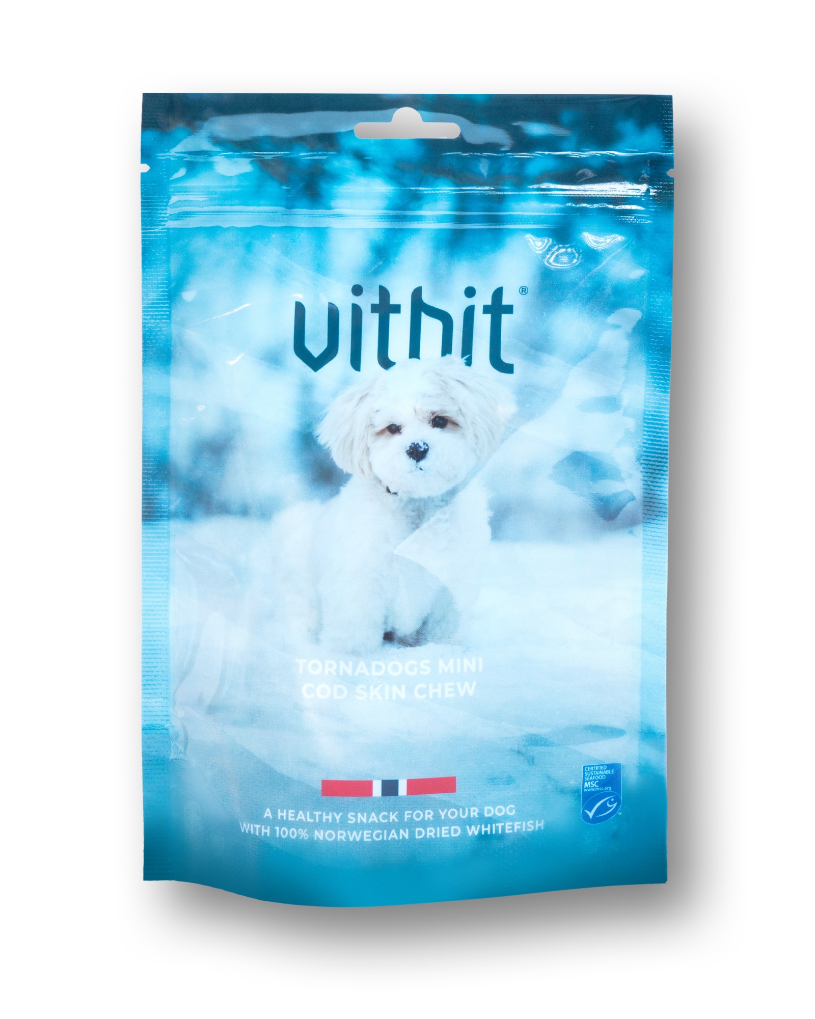 Vitbit pour chiens Bâtonnets de peau cabillaud petit 100 gr.
