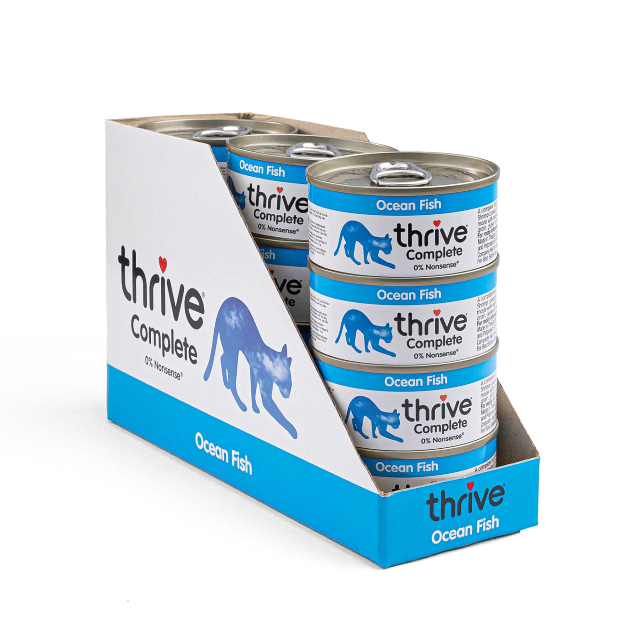 Thrive Katzennassfutter Meeresfisch 75 gr. - Pro 12 Stück