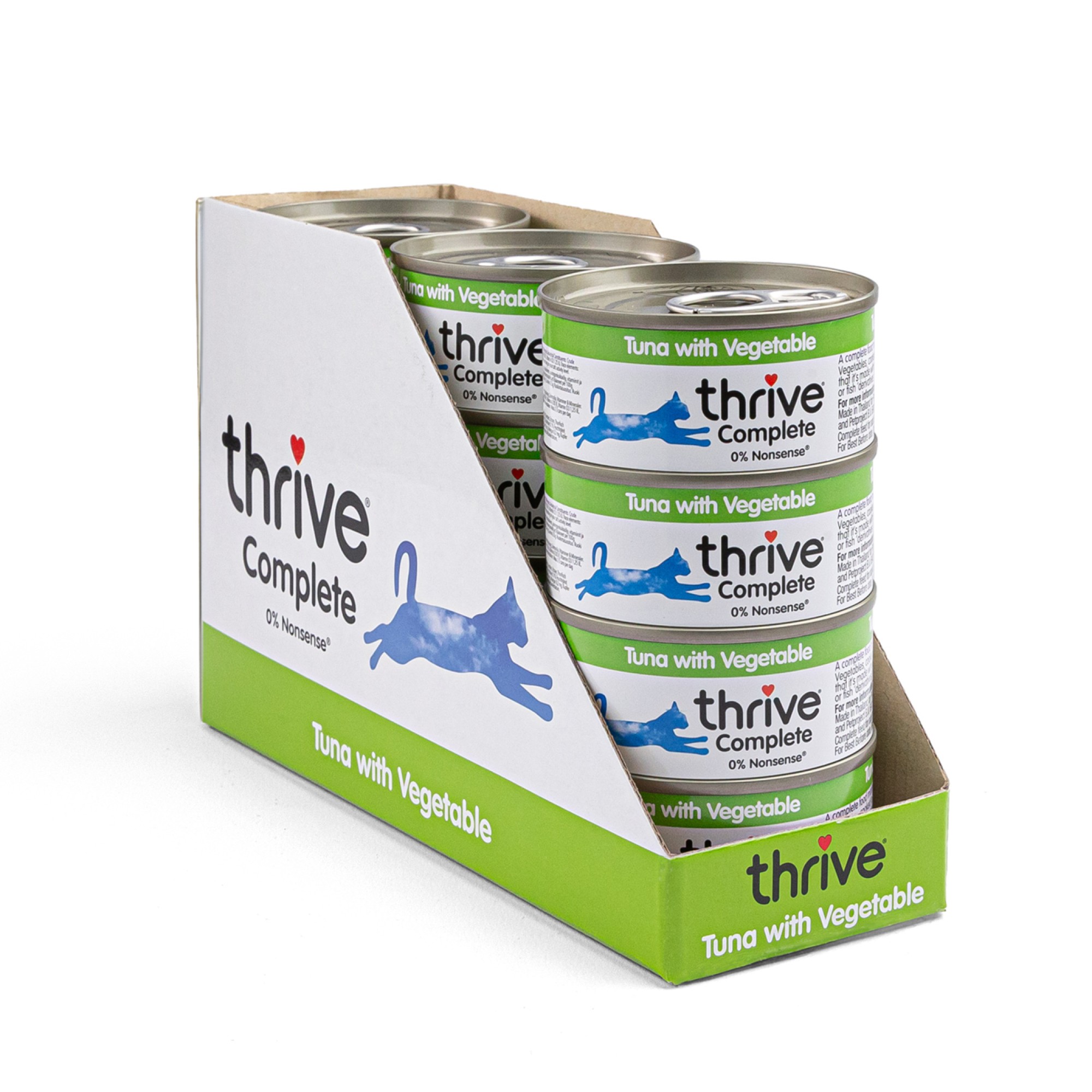 Thrive Katzennassfutter Thunfisch mit Gemüse 75 gr. - Pro 12 Stück