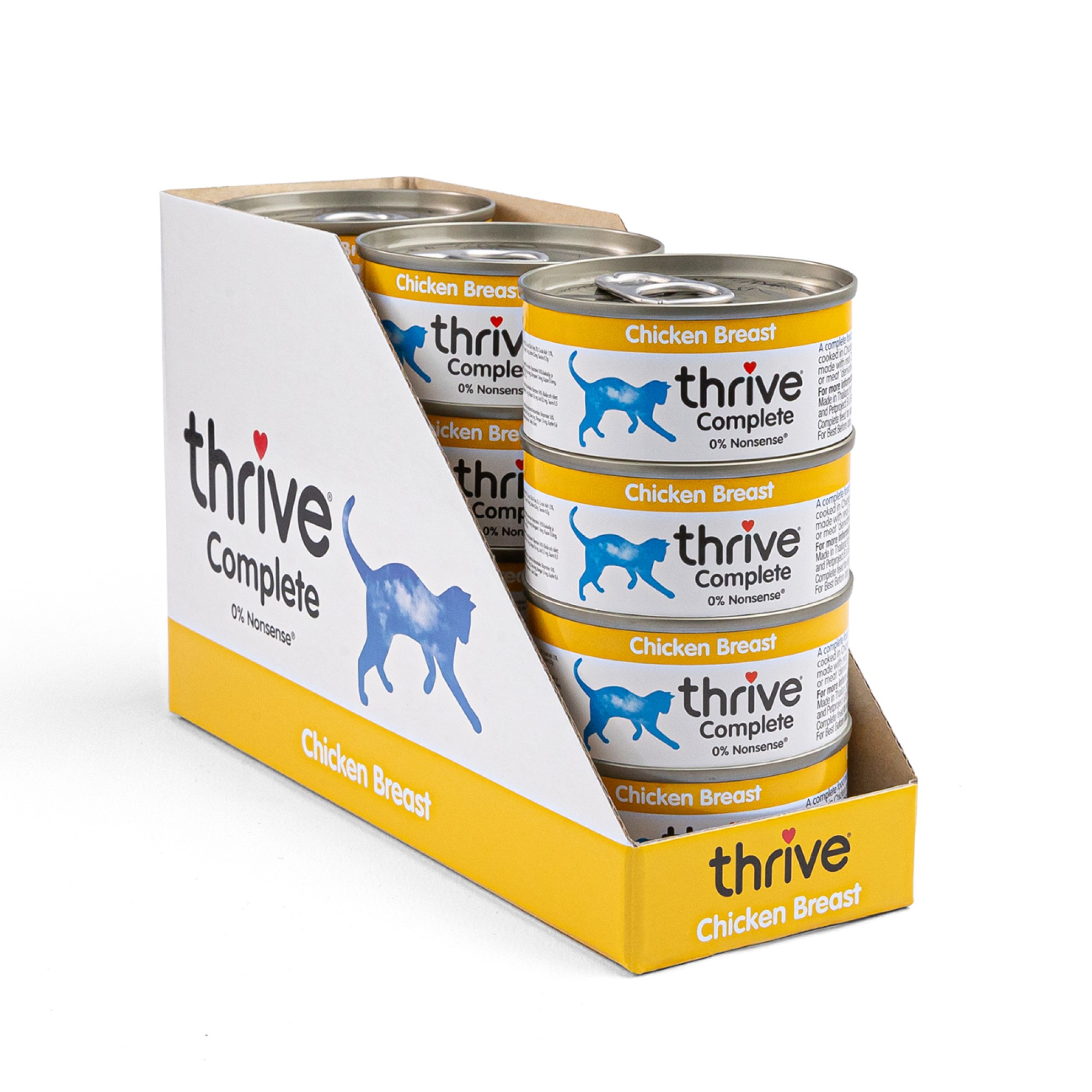 Thrive Katzennassfutter Hühnerbrust  75 gr. - Pro 12 Stück