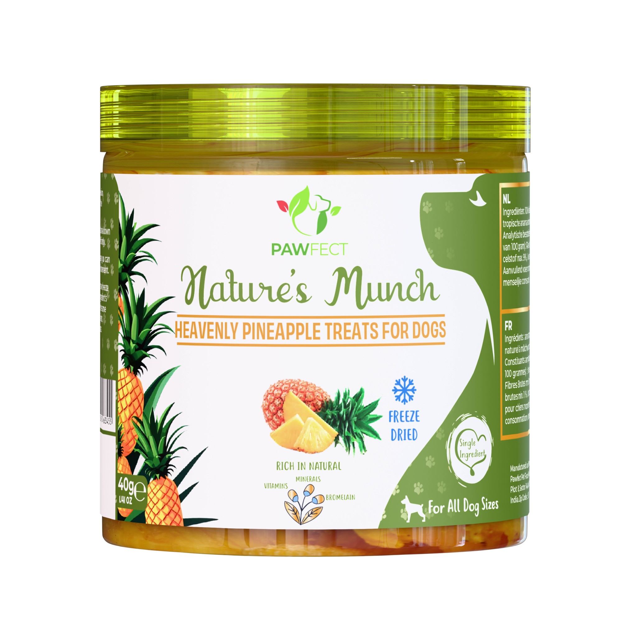 Pawfect Hundesnack Ananas 40 gr.