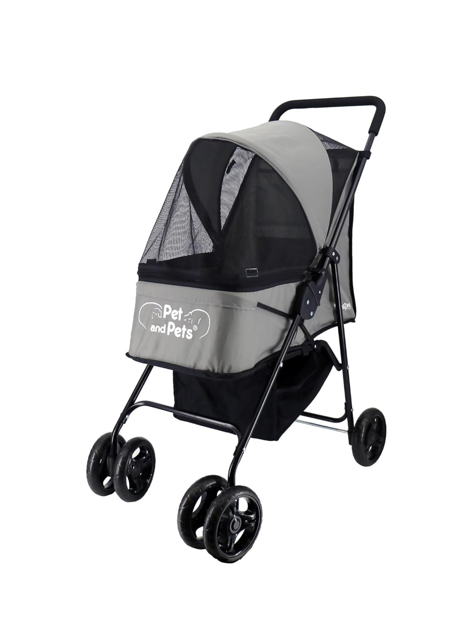 Petique Hondenbuggy Rollin Grijs
