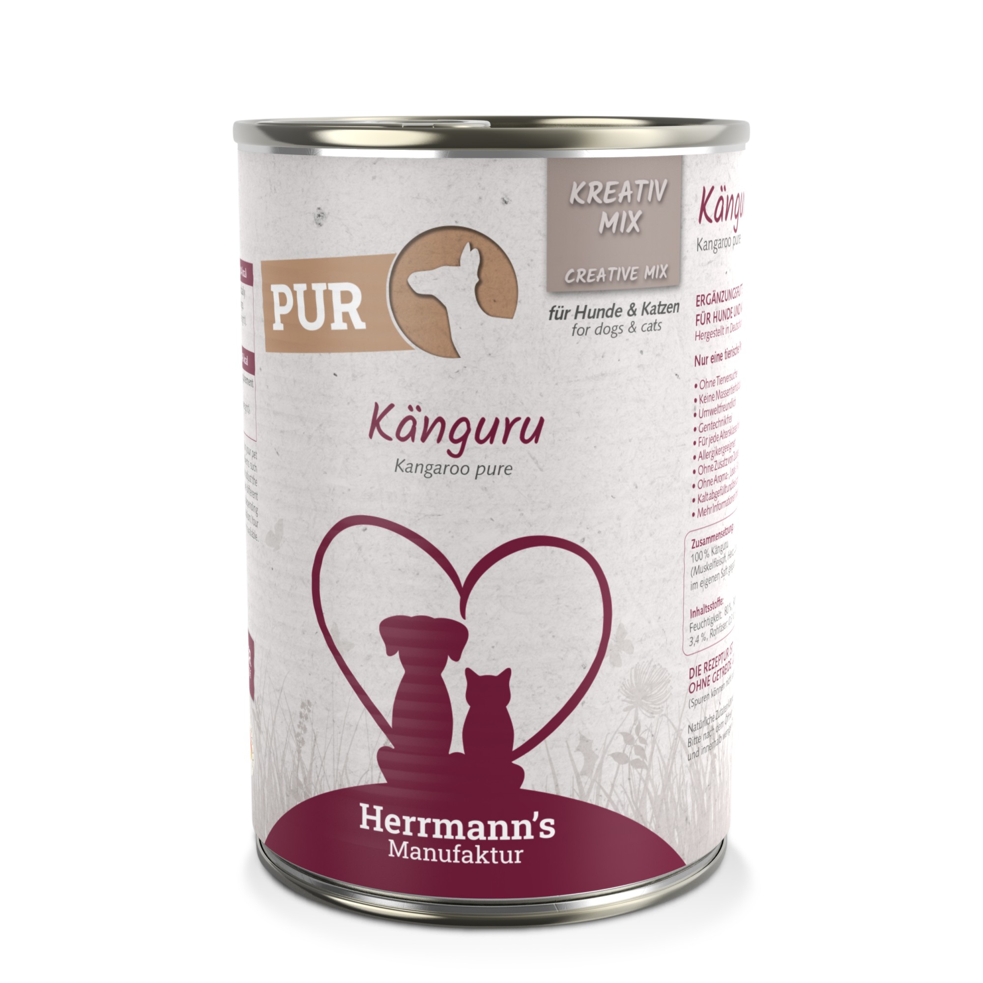 Herrmann's Pure Kangourou 400 gr. - par 6 pièces