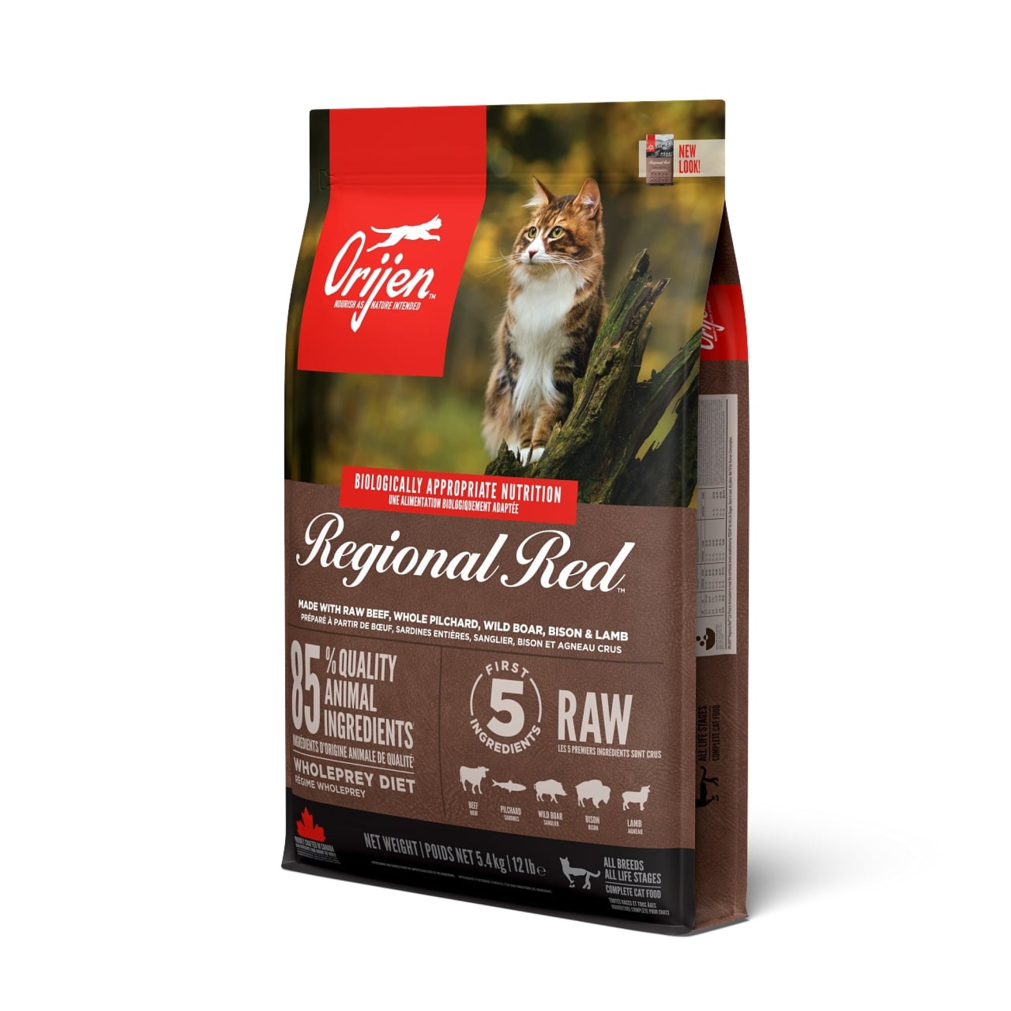 ORIJEN Regional Red nourriture pour chats 5,4 kg