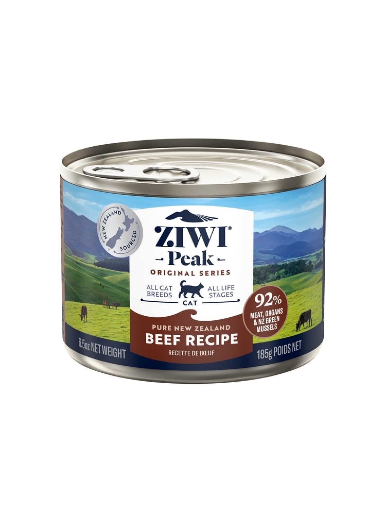 Ziwi Peak nourriture humide pour chats Bœuf 185 gr.