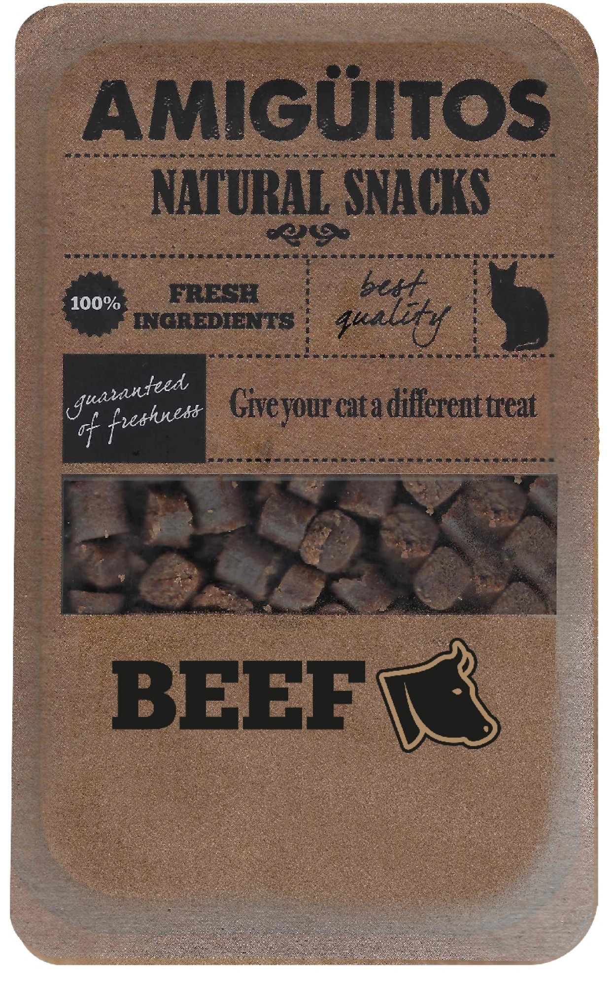 Amigüitos Friandises pour chats Bœuf 100 gr.