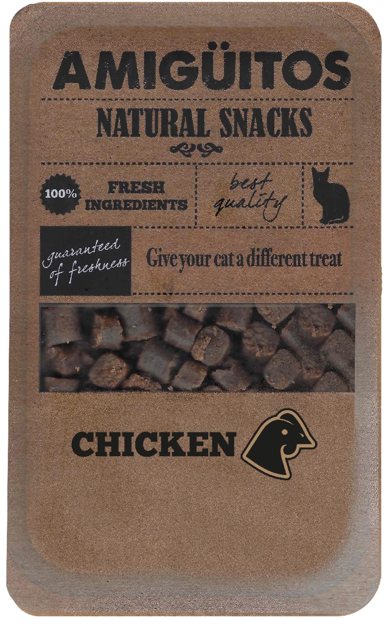 Amigüitos Friandises pour chats Poulet 100 gr.