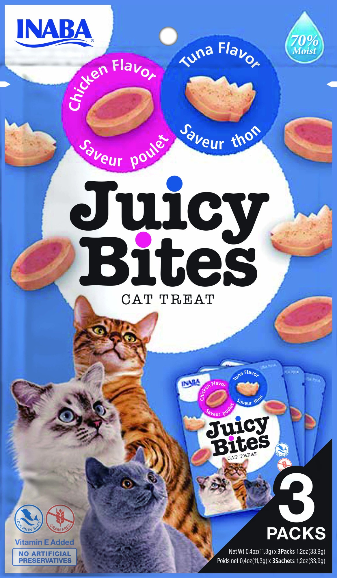 CIAO Juicy Bites Thon au Poulet