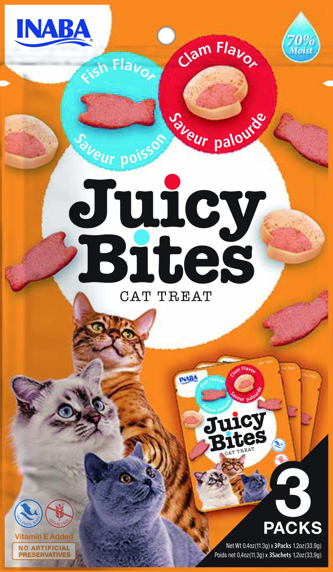 CIAO Juicy Bites Poisson et Moules