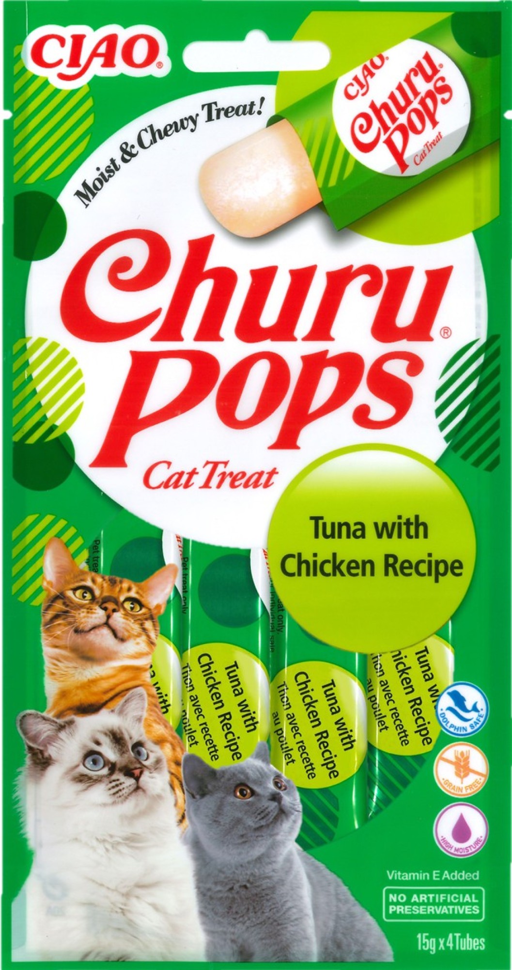 CIAO Churu Pops Katzensnack Thunfisch mit Huhn