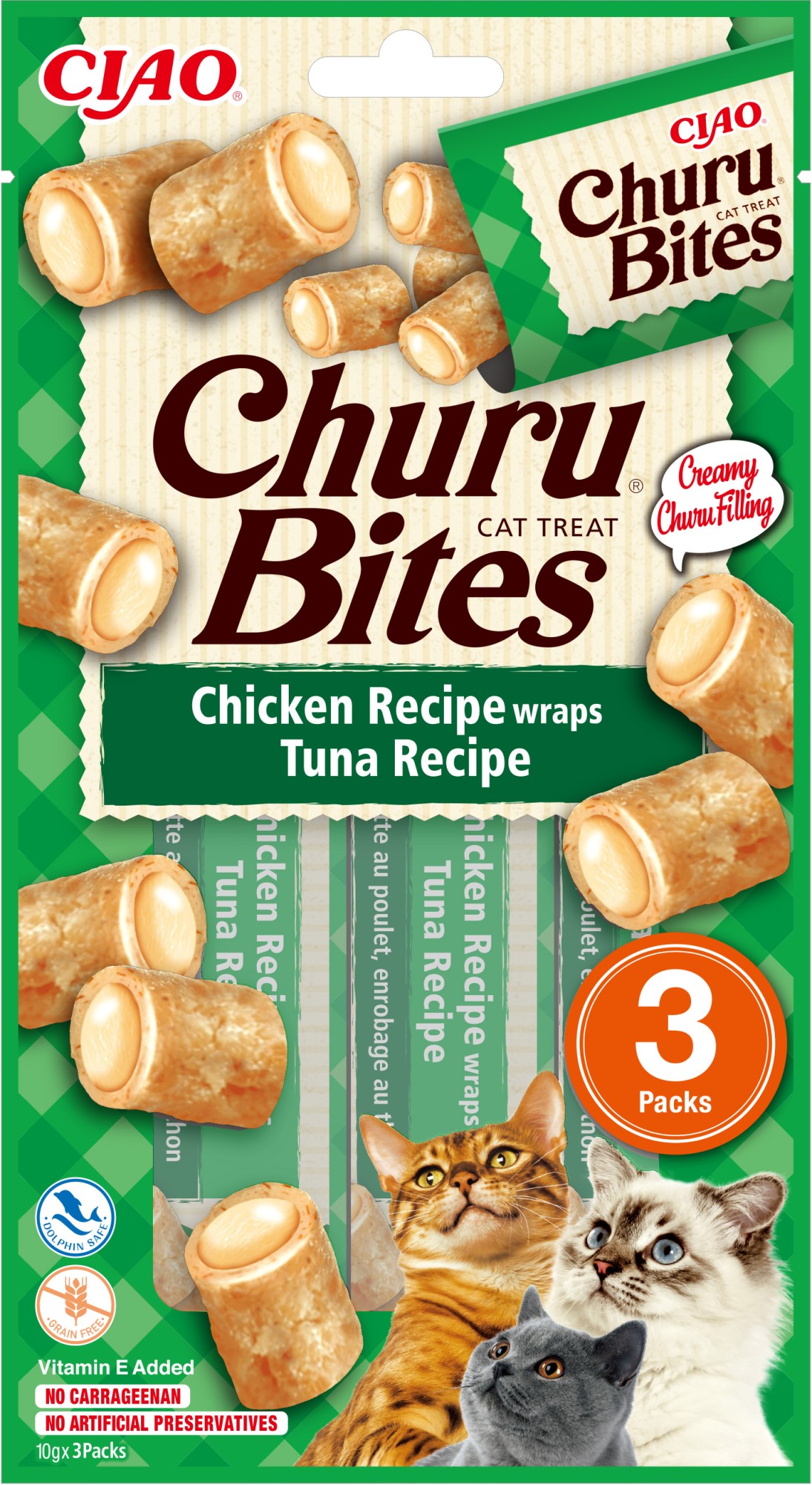 CIAO Churu Bites pour chats Poulet au Thon