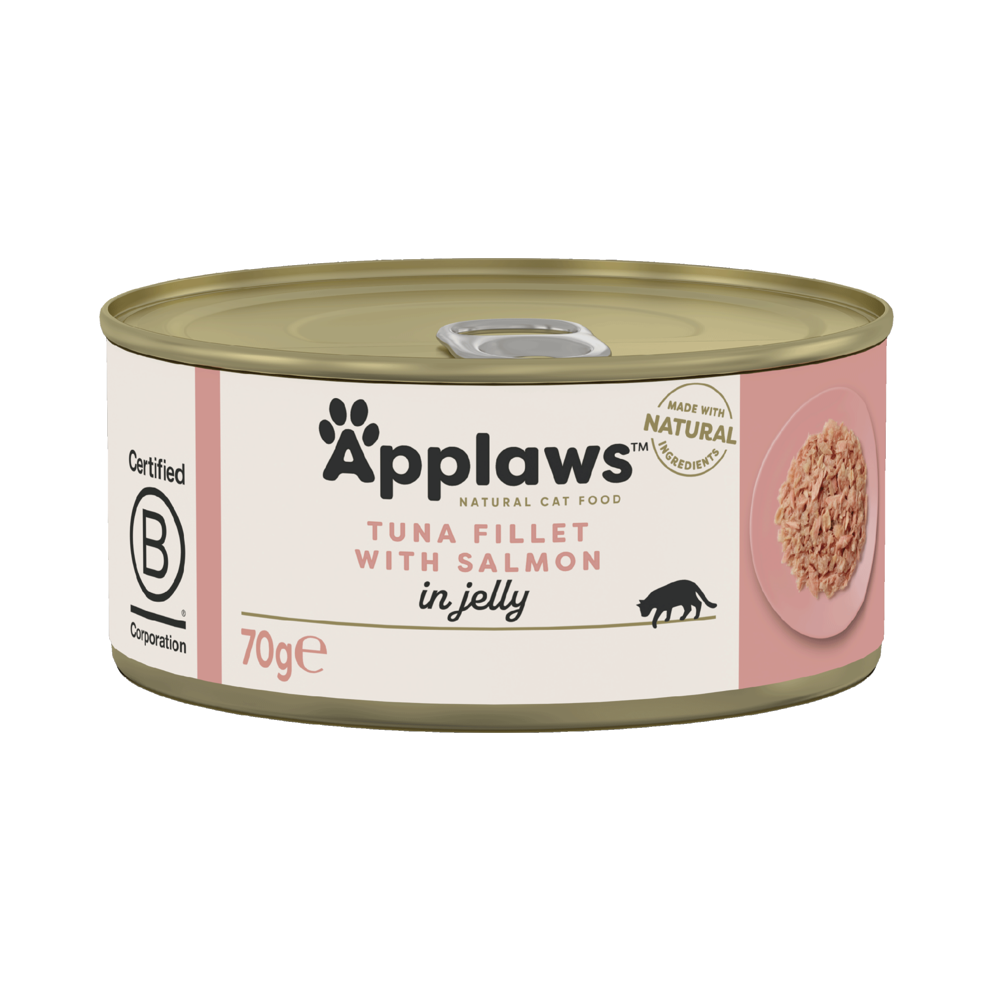 Applaws nourriture humide Thon au Saumon en Gelee 70 gr. - par 24 pièces