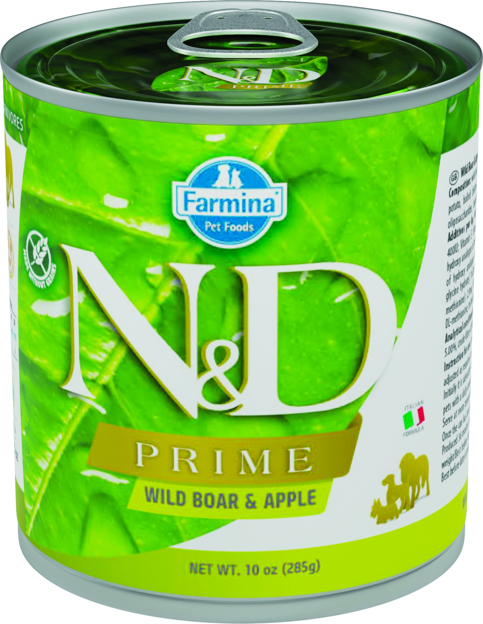 N&D Prime Nassfutter für Hunde Wildschwein 285 gr. - pro 6 Stück