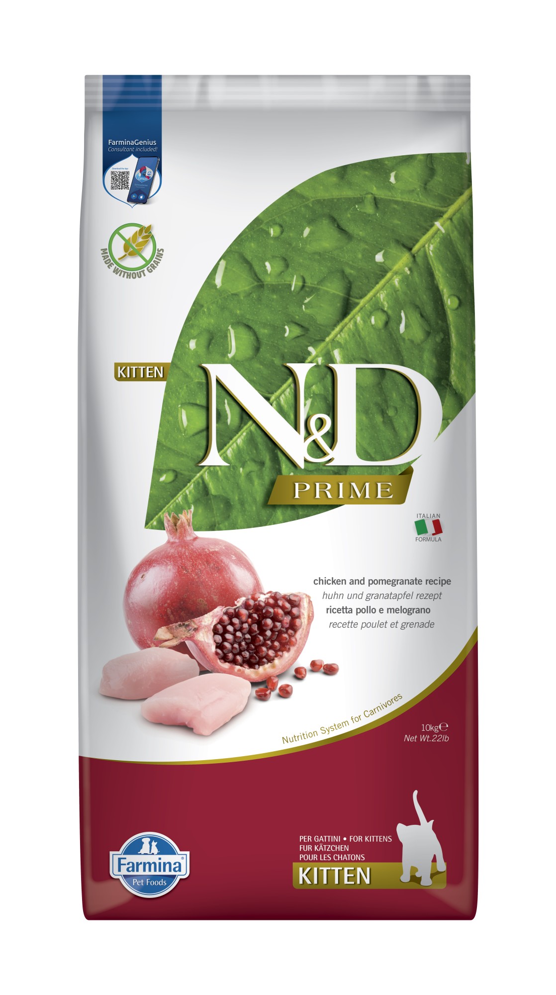 N&D Prime nourriture pour chatons Poulet 10 kg
