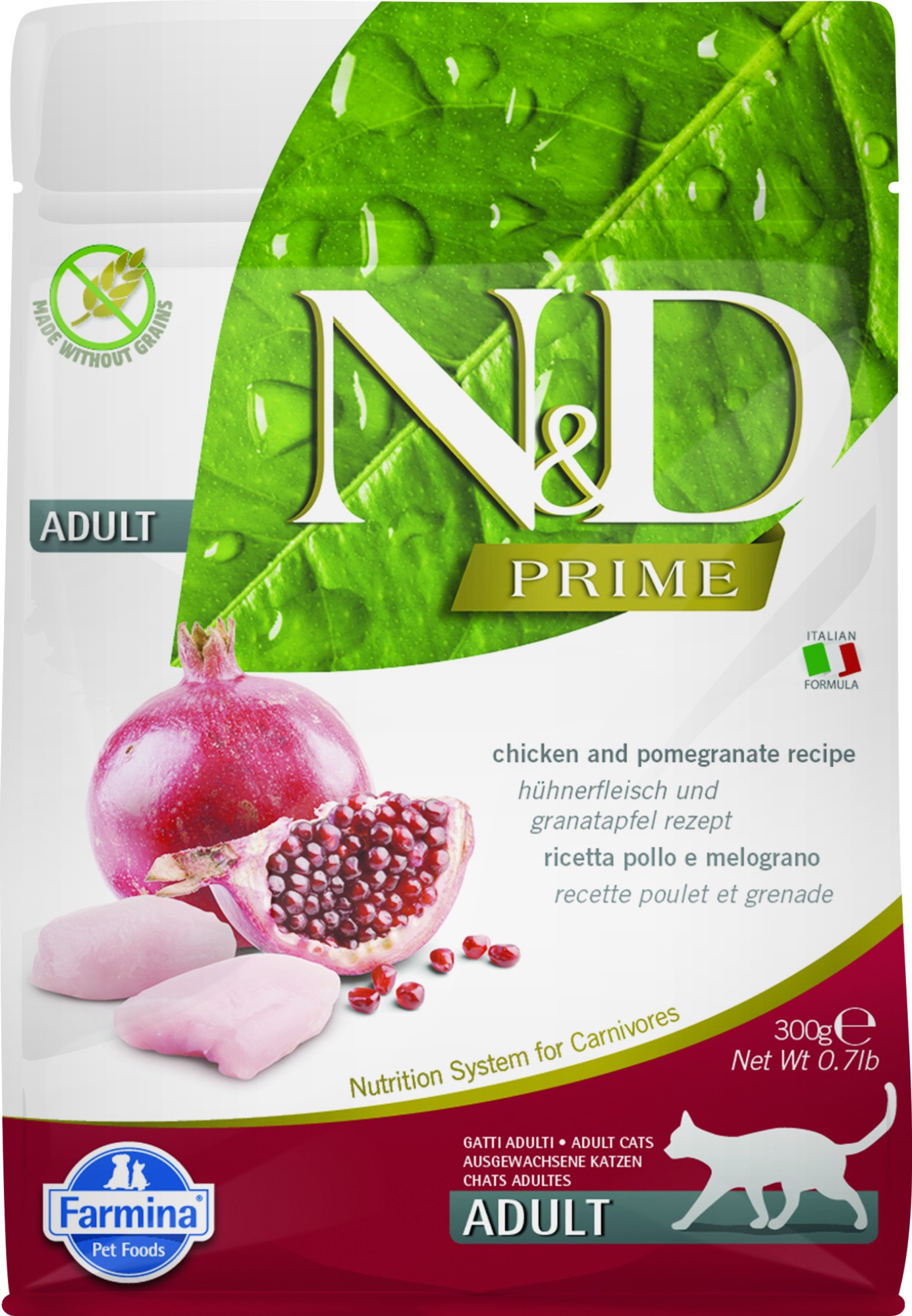 N&D Prime kattenvoeding Kip 300 gr.