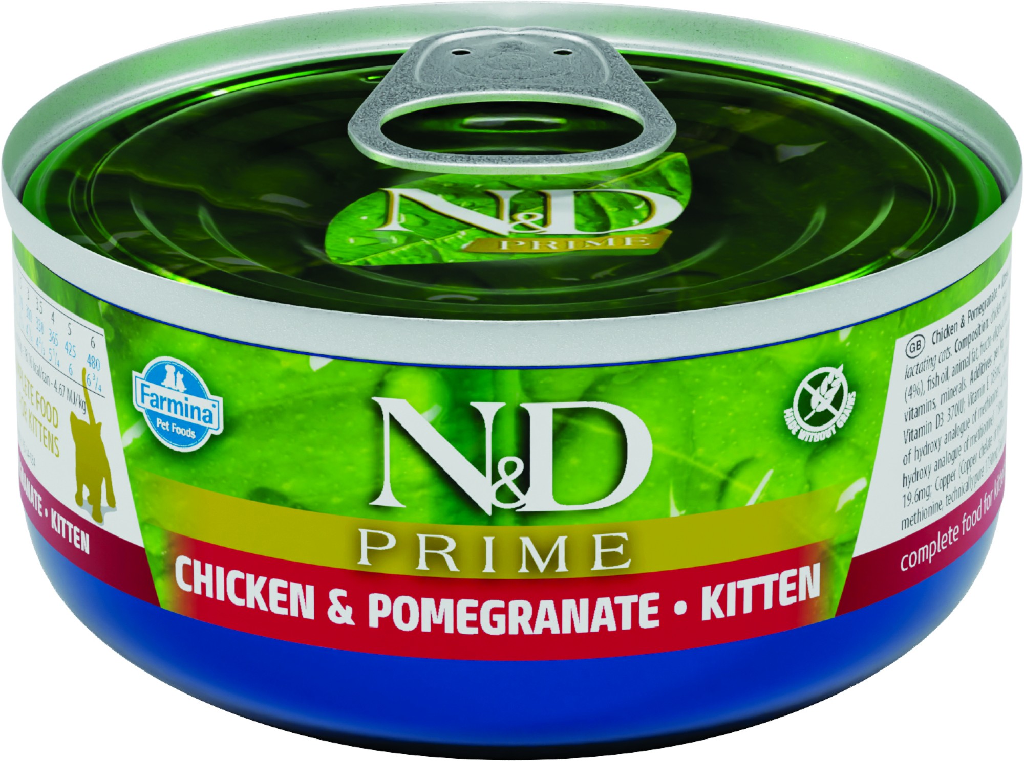 N&D Prime Nassfutter für Kätzchen Huhn 70 gr. - Pro 24 Stück