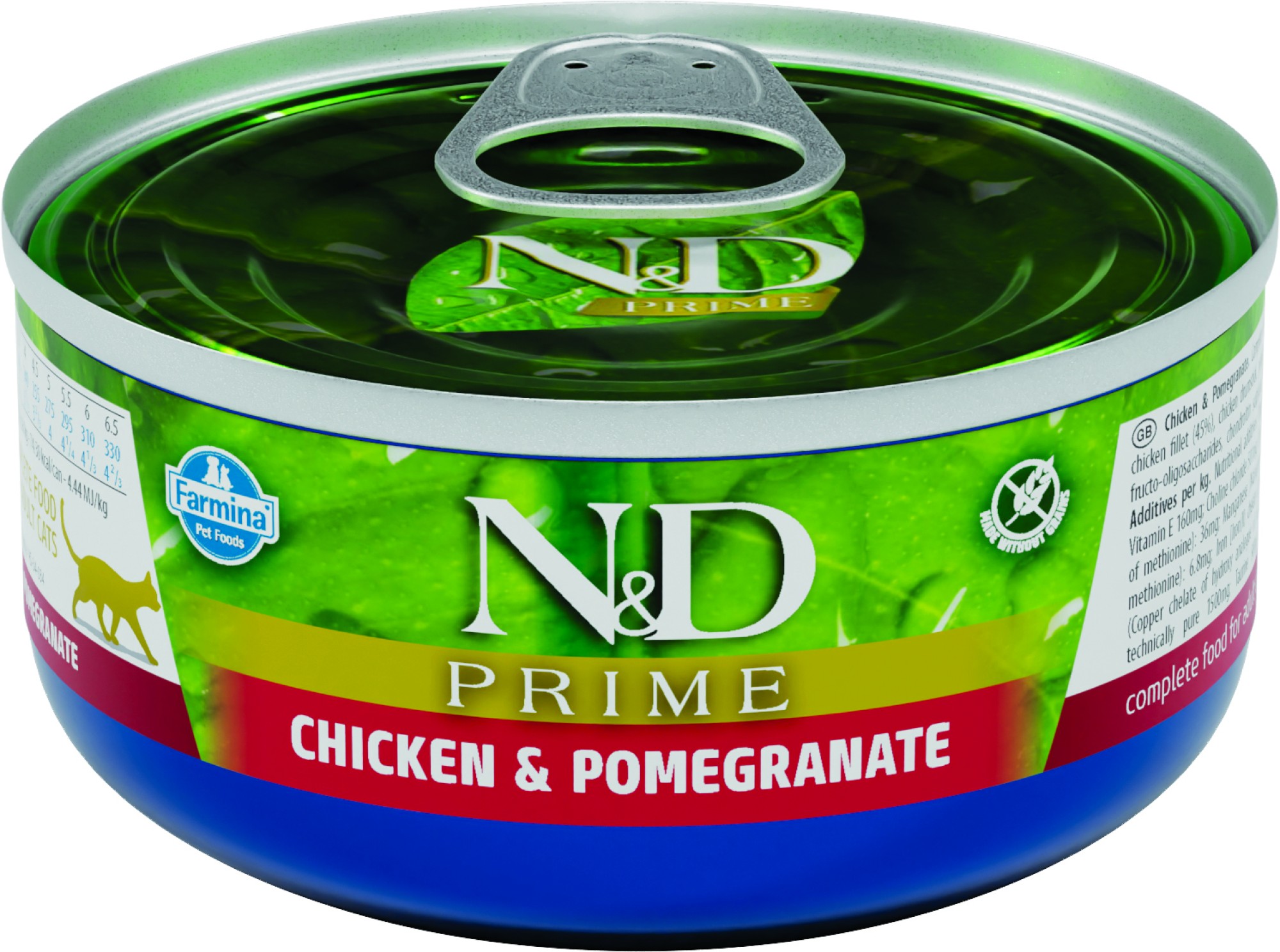 N&D Prime nourriture humide pour chats Poulet 70 gr. - par 24 pièces