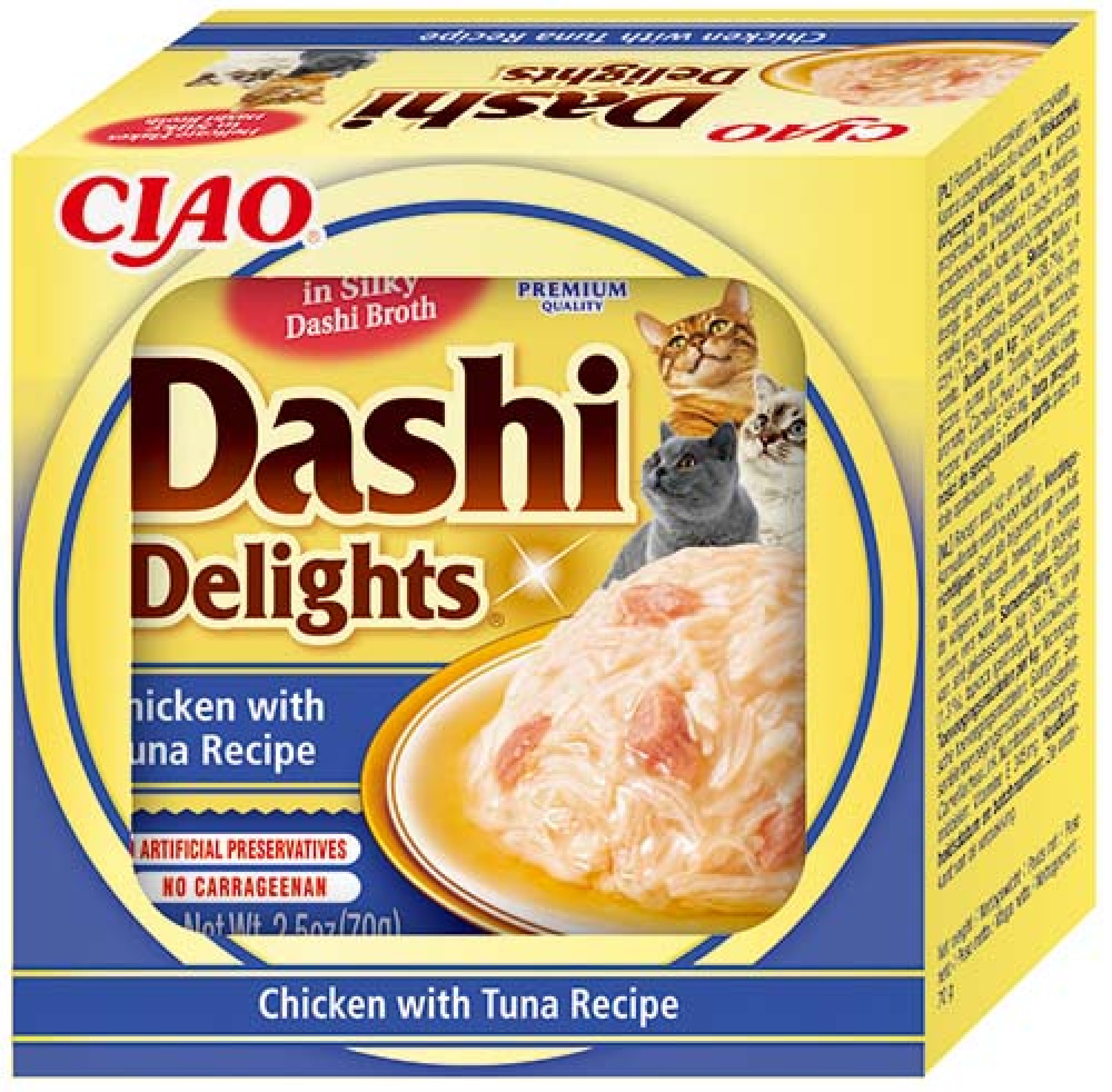 CIAO Dashi Delights pour chats Poulet au Thon