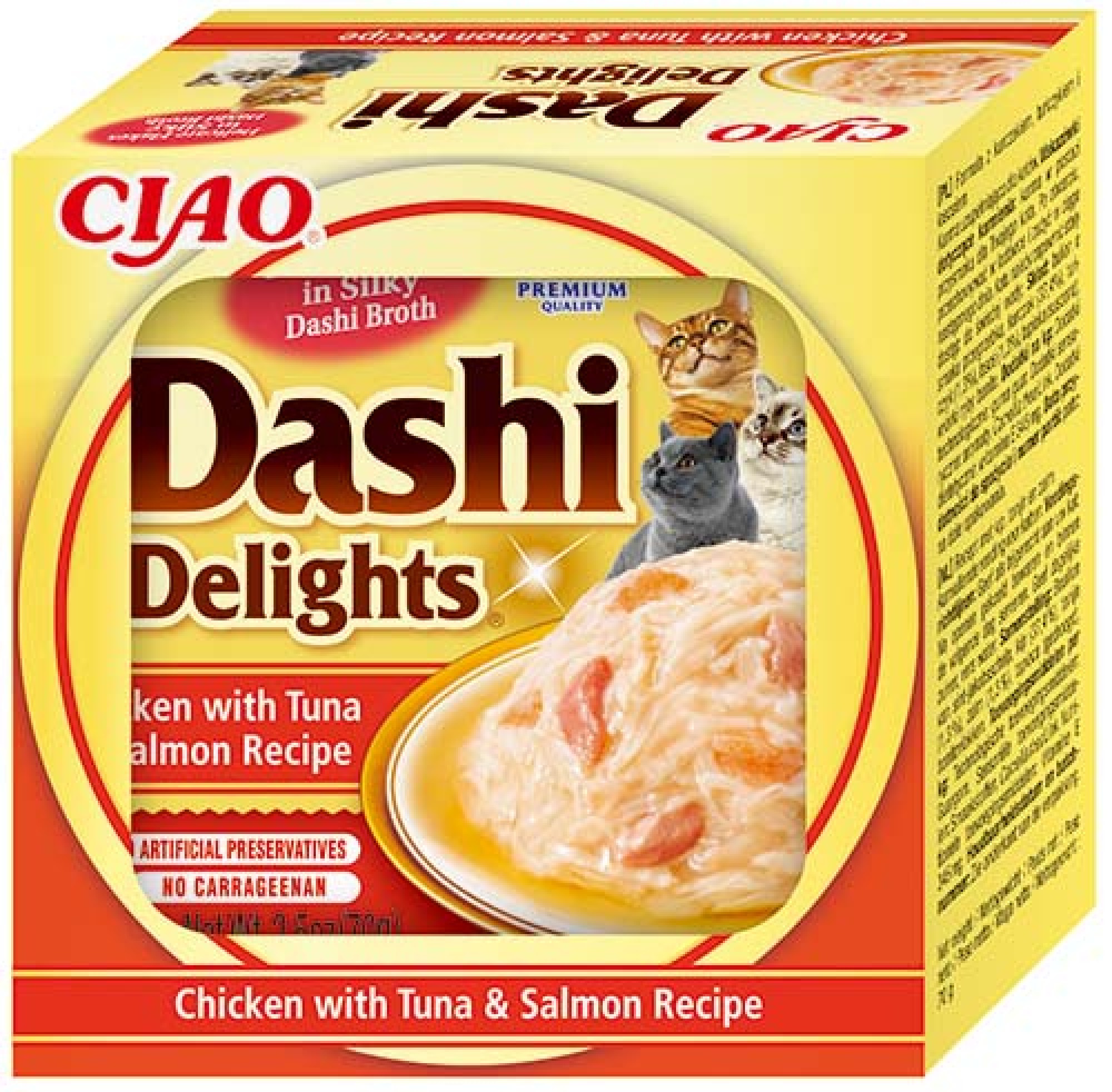 CIAO Dashi Delights pour chats Poulet au Thon et Saumon