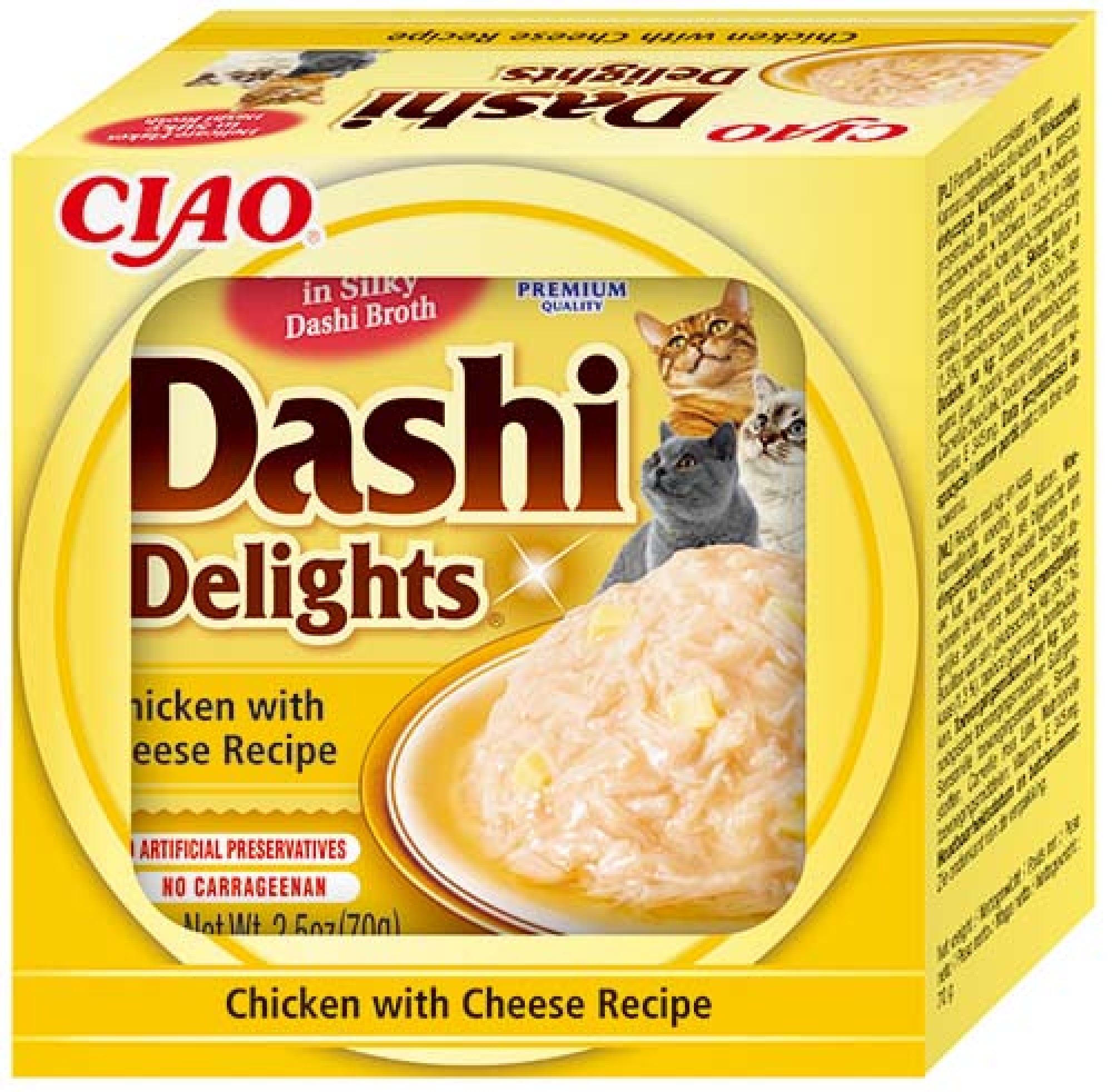 CIAO Dashi Delights pour chats Poulet au Fromage