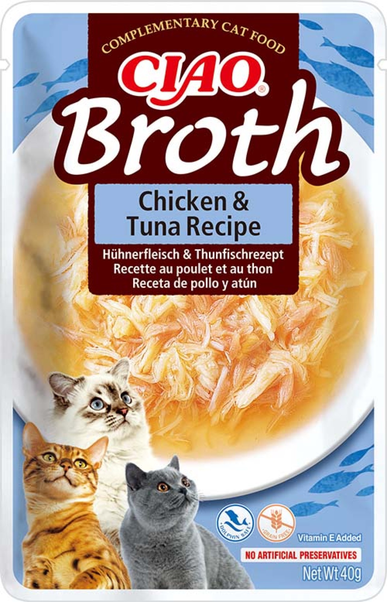 CIAO Broth Katzensnack Huhn und Thunfisch