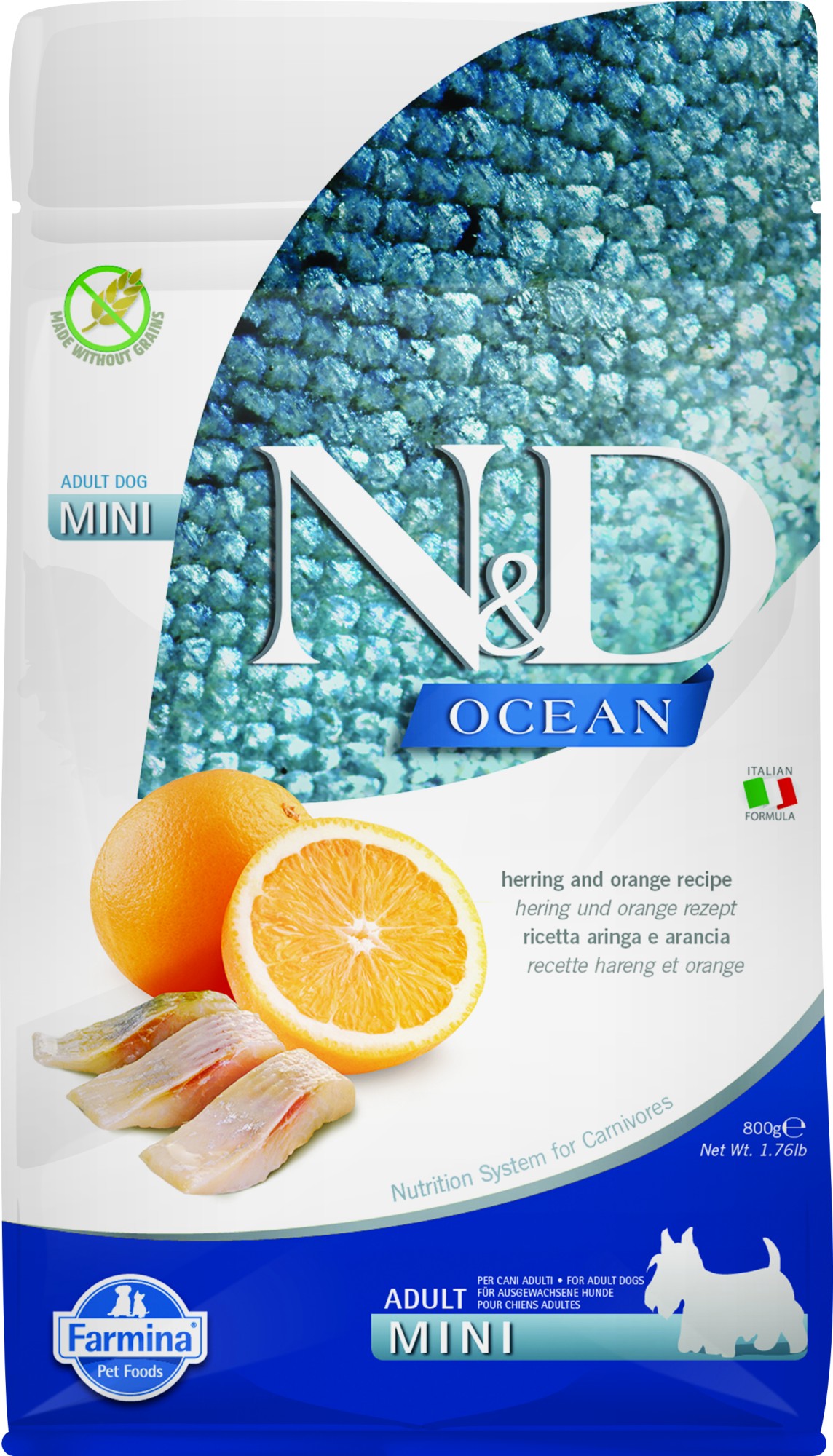 N&D Ocean Hundefutter Hering small breed 800 gr.