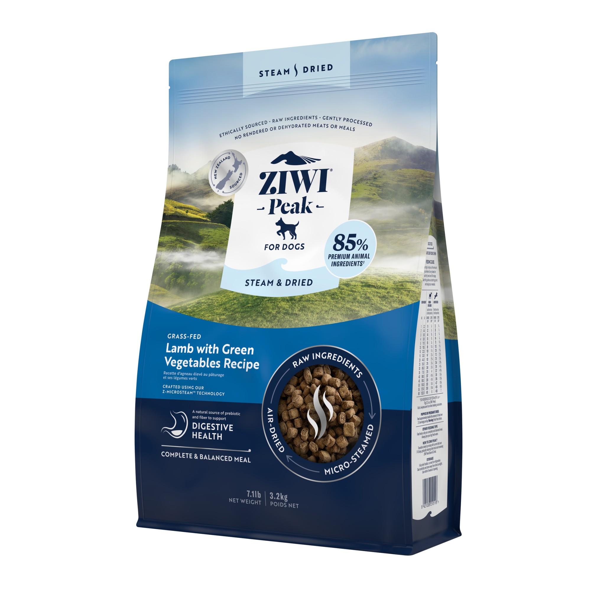 Ziwi Peak Steam & Dried Hundefutter Lamm 3,2 kg