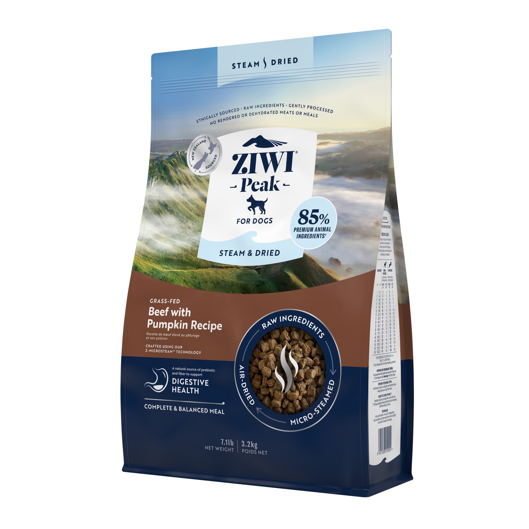Ziwi Peak Steam & Dried Hundefutter Rind 3,2 kg