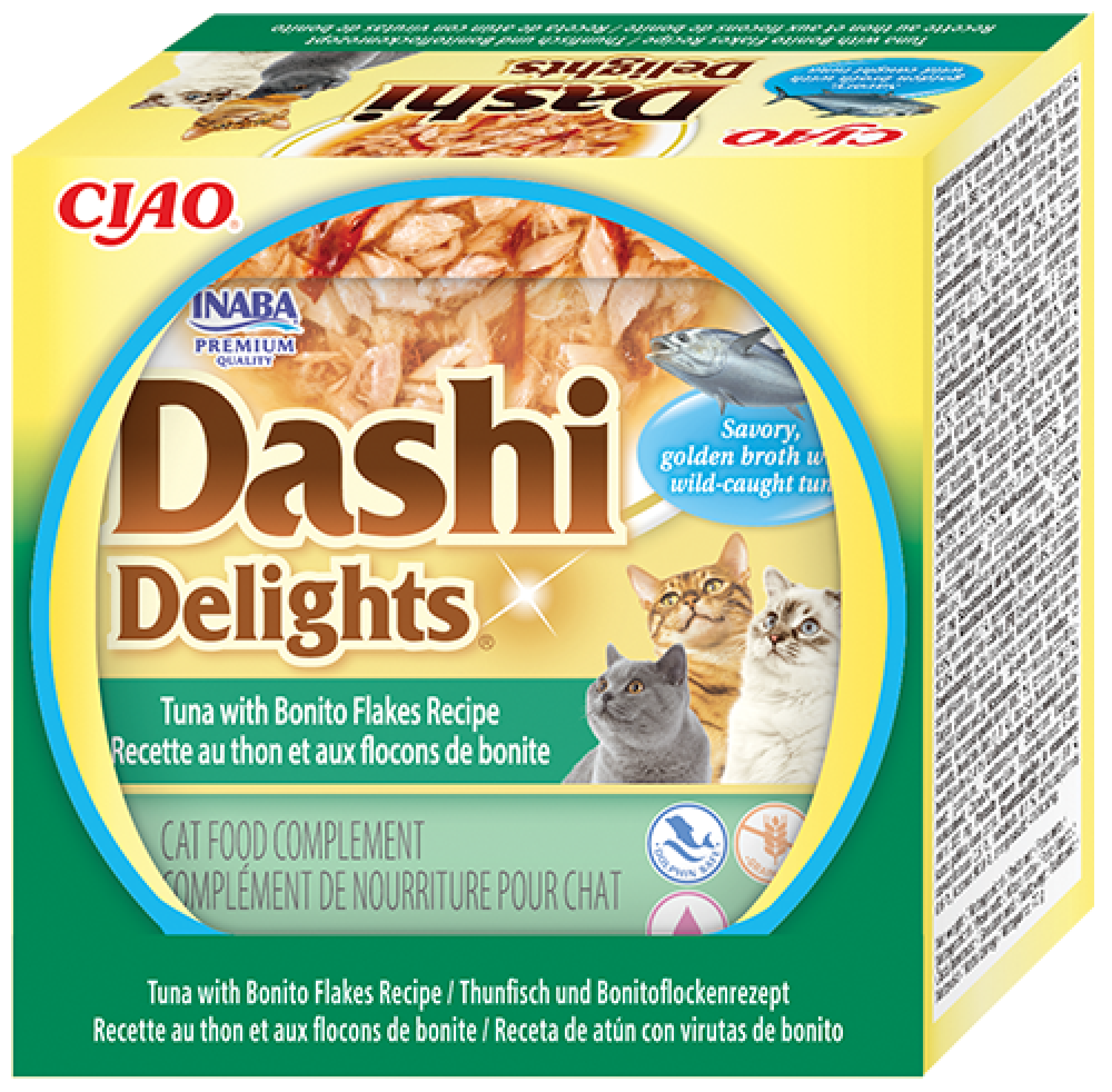 CIAO Dashi Delights pour chats Thon au flocons de bonite